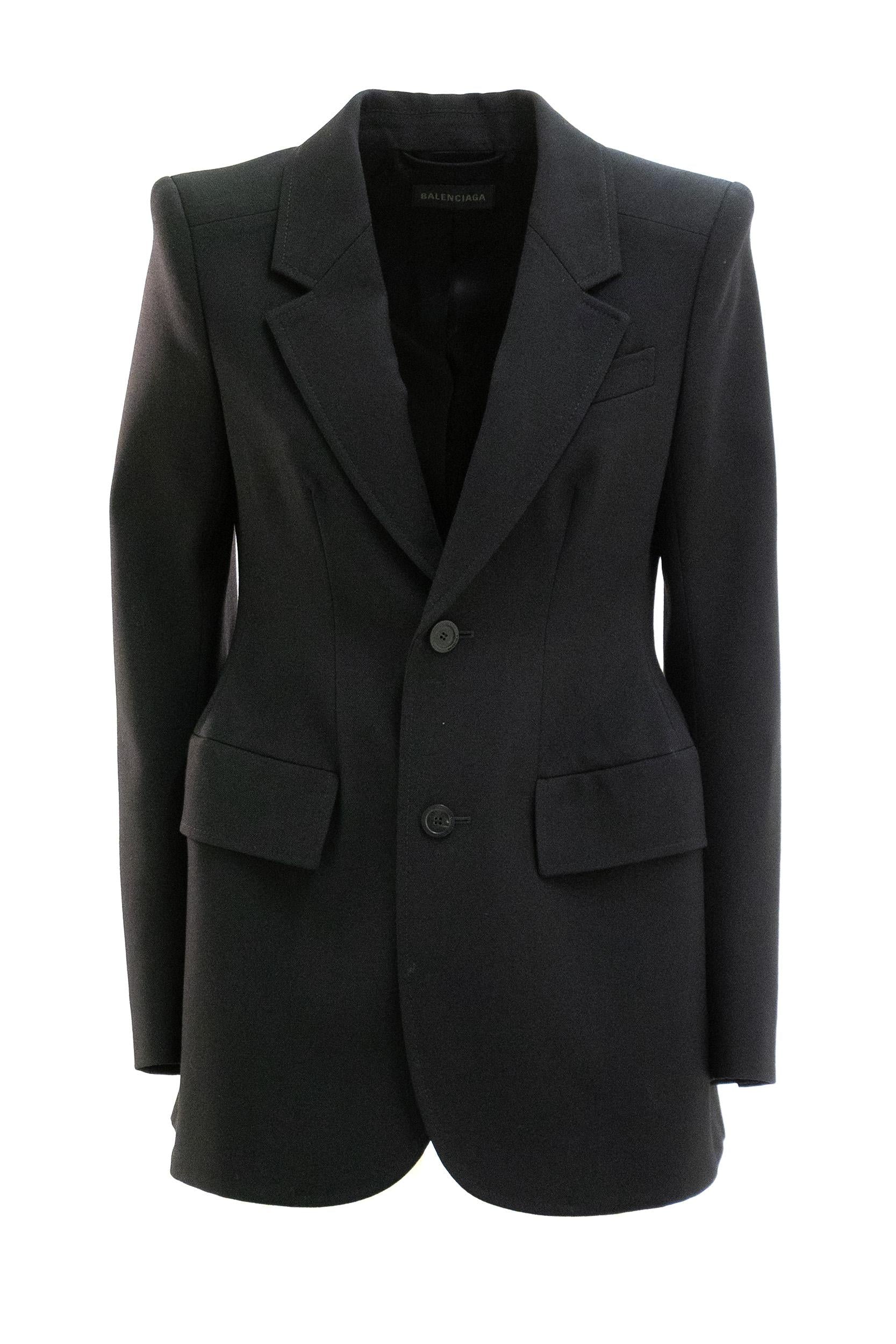 Giacca Hourglass<BR/> 571278 TYI20 1000 BALENCIAGA