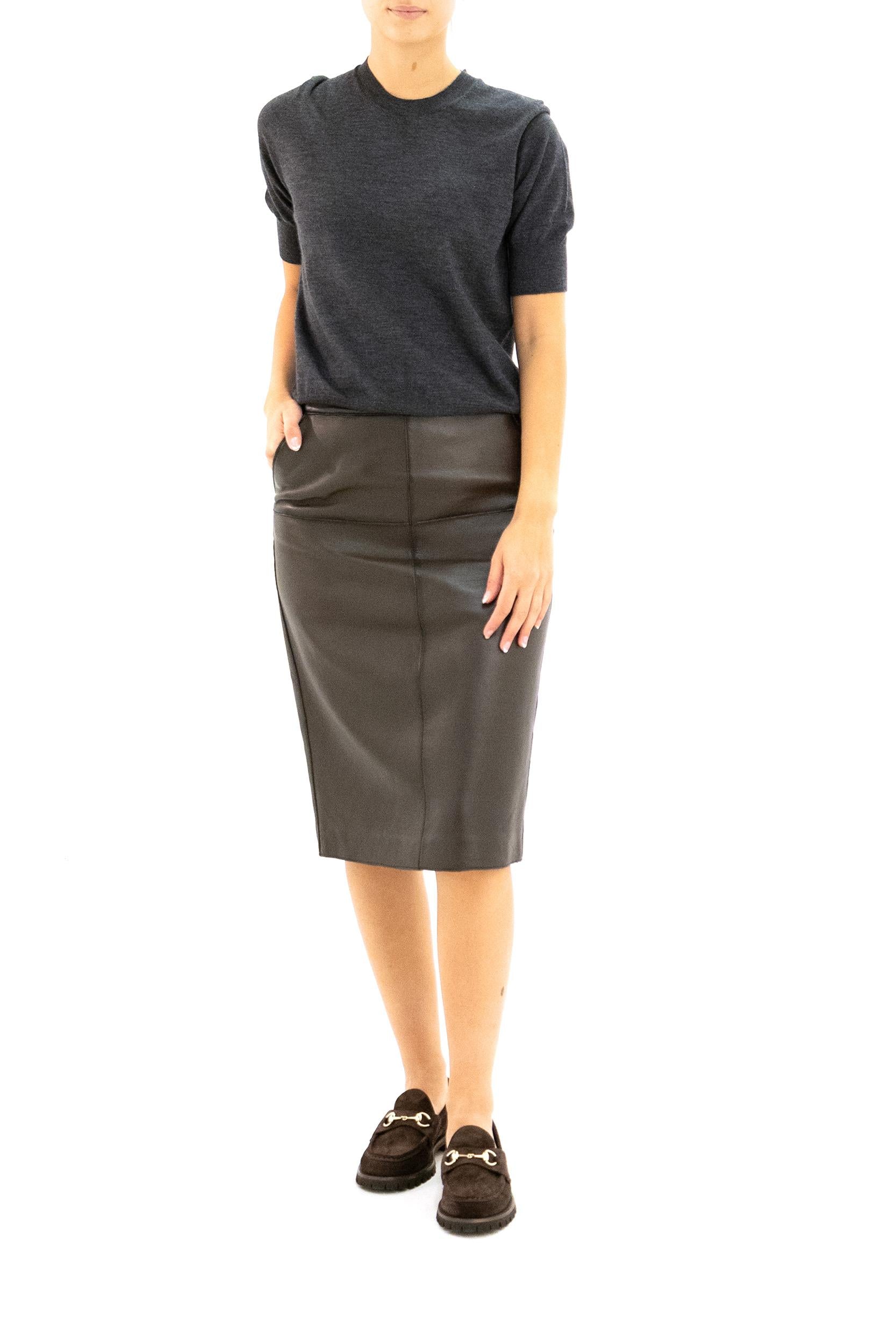 Maglia Maniche Corte<BR/> LIME25-D540763 020 P.A.R.O.S.H.