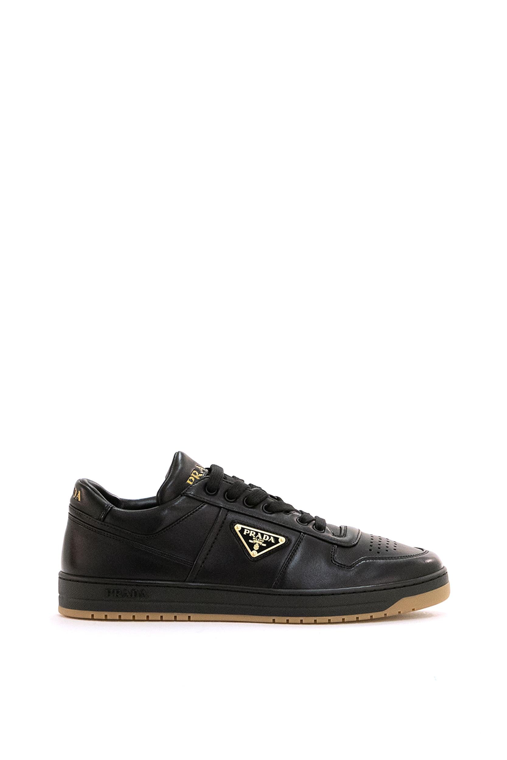 Sneakers Downtown in nappa di colore nero<BR/> 2EE364 F D001 038 F0633 PRADA