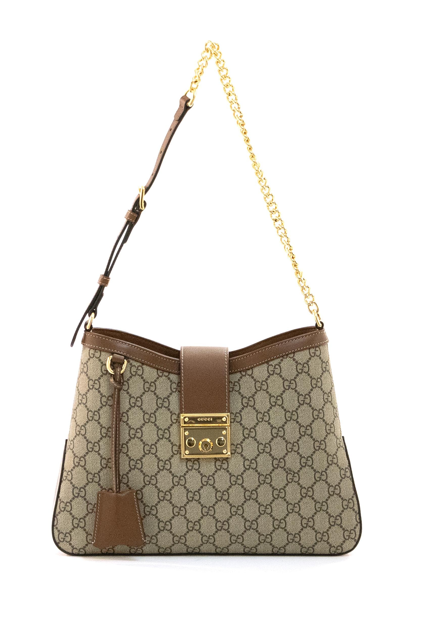 Borsa a Spalla Padlock<BR/> 795113 KHNKG 8534 GUCCI