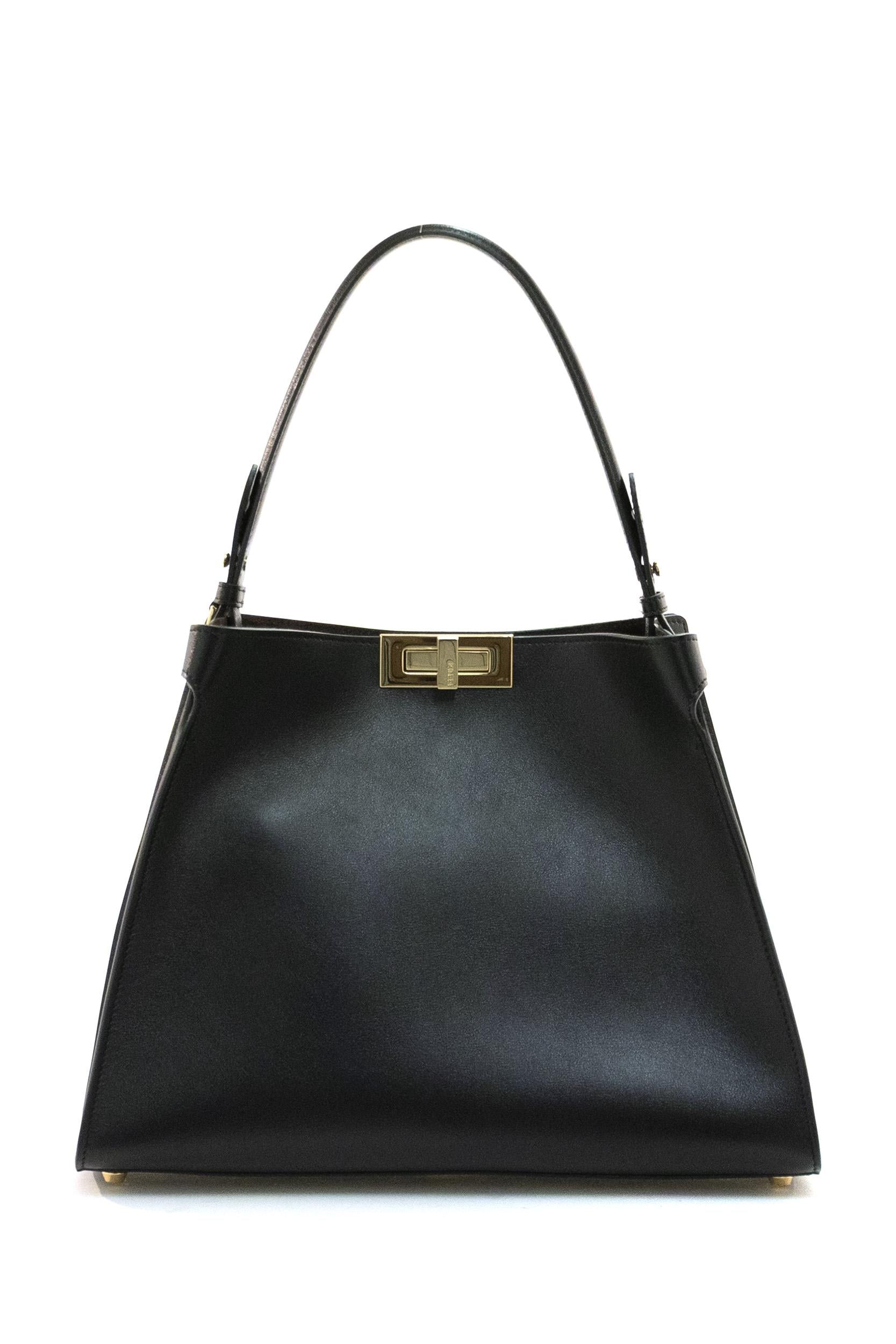 Borsa Fendi Way in pelle di colore nero<BR/> 8BN368 AWPF F1DDQ FENDI
