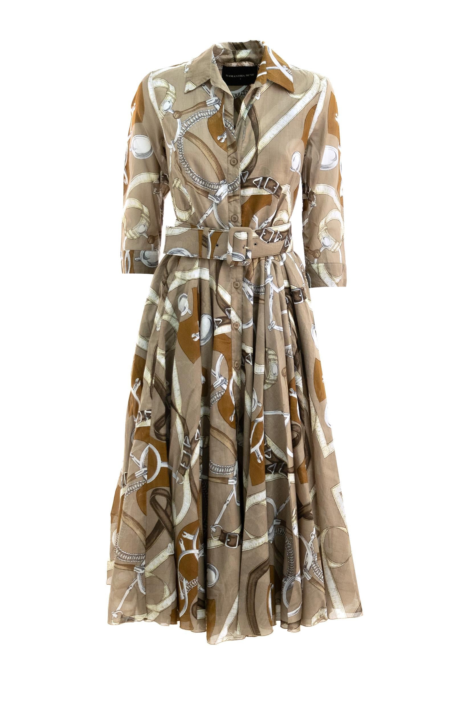 Abito<BR/> ASTER DRESS/HORSE KHAKI S-SUNG