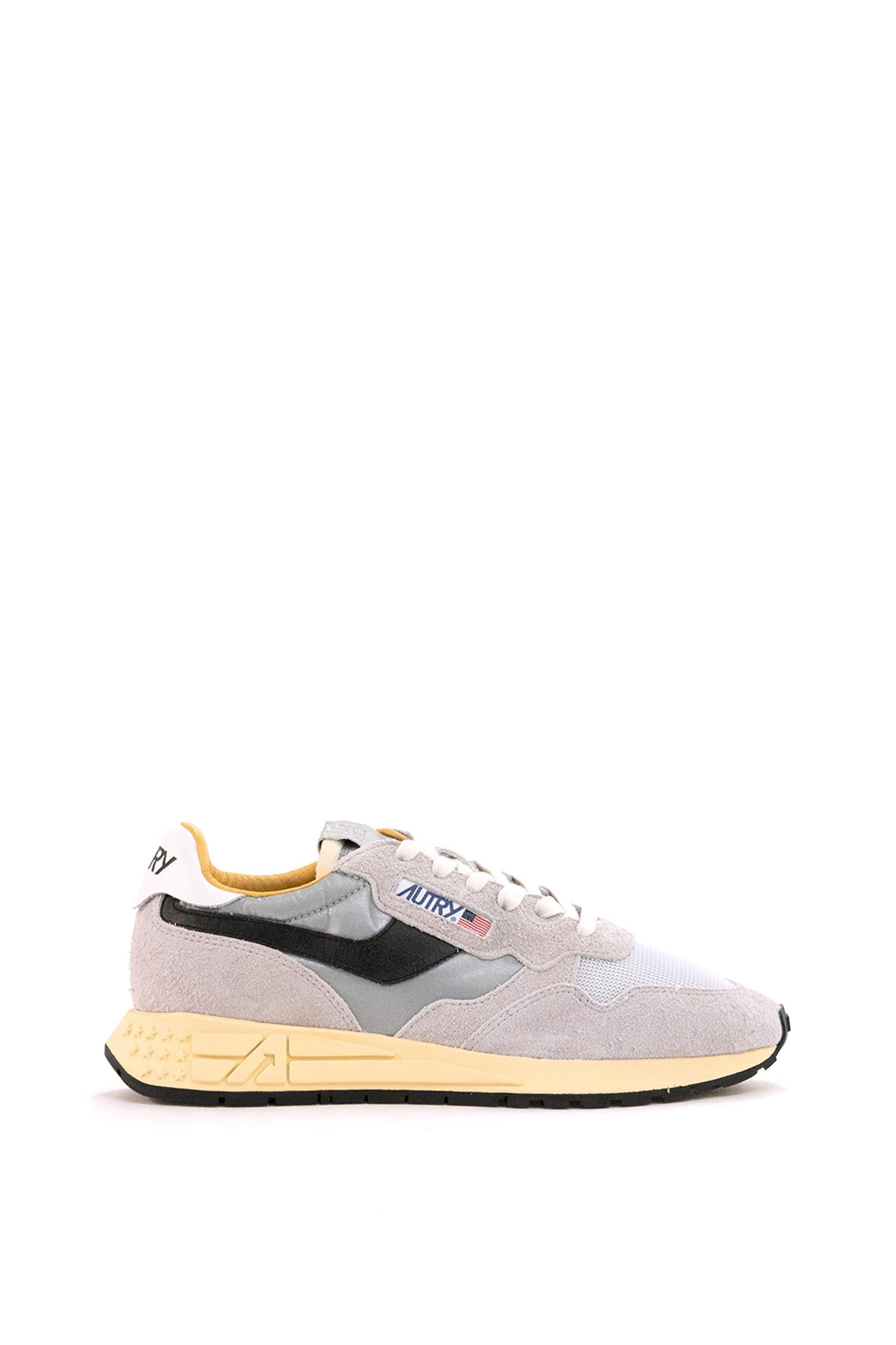 Sneakers Reelwind in nylon, mesh e suede di colore grigio<BR/> WWLM RL04 SAND/SILV AUTRY