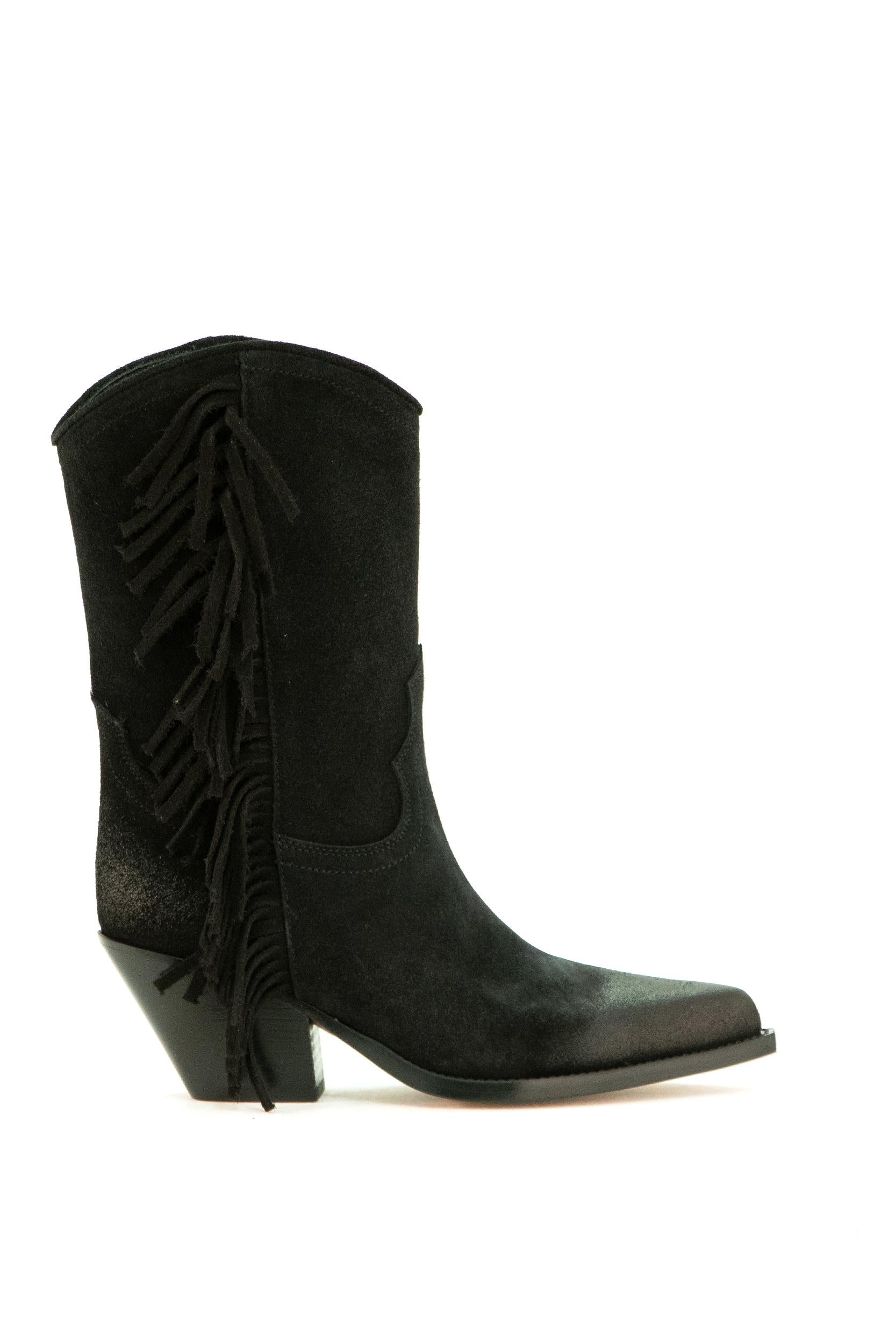 Stivaletti Colima<BR/> COL60XBKSUE07W BLACK SONORA