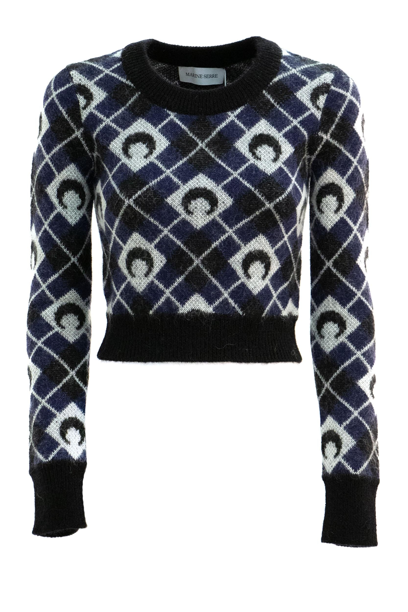 Pullover<BR/> WTK044A CKNI0522 BK99 MARINE SERRE