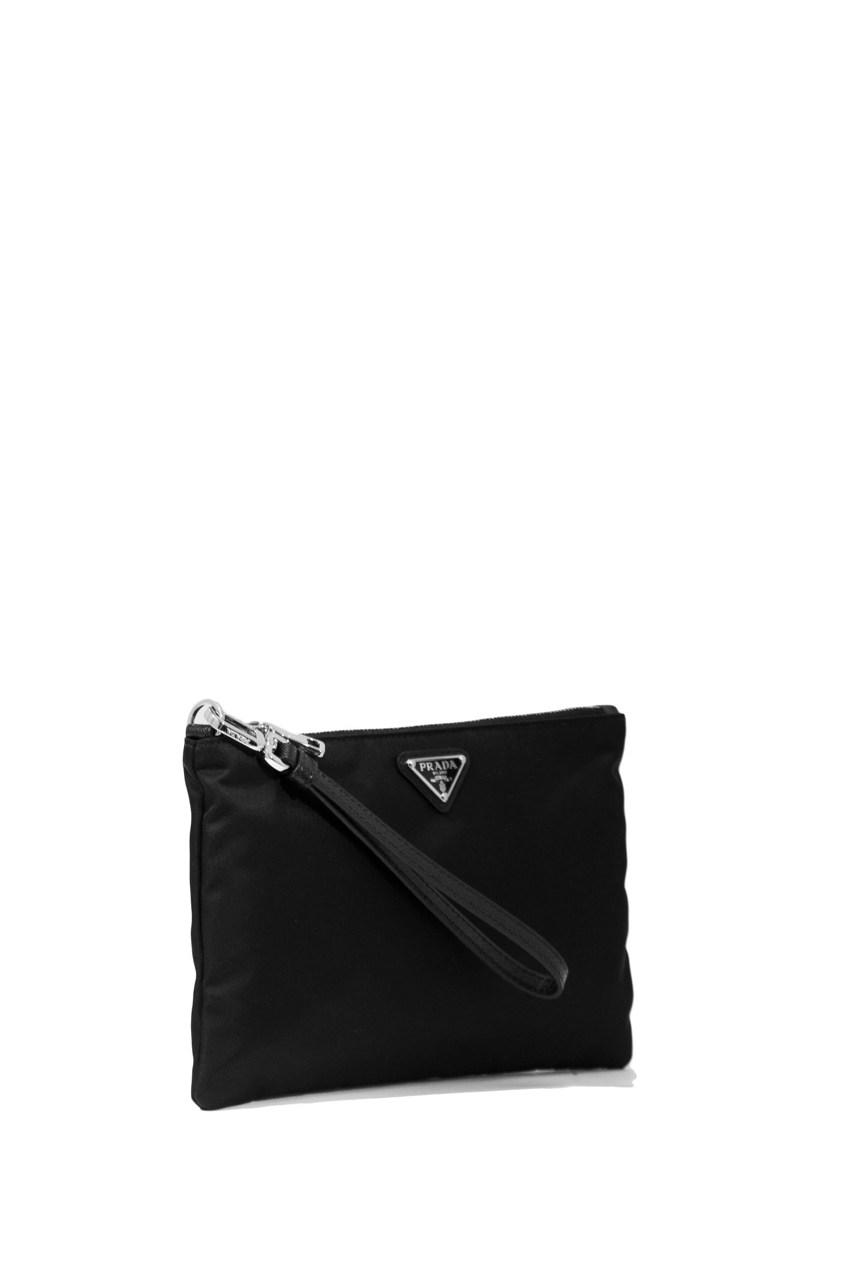 Clucth in re-nylon colore nero 2NH004 2DMH F0002 PRADA
