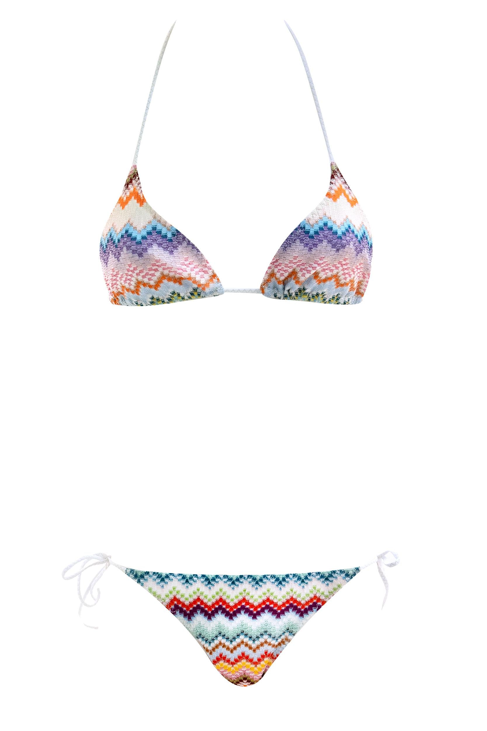Bikini a Triangolo in Viscosa Lamé<BR/> MC22SP00-BR014F SM9WV MISSONI