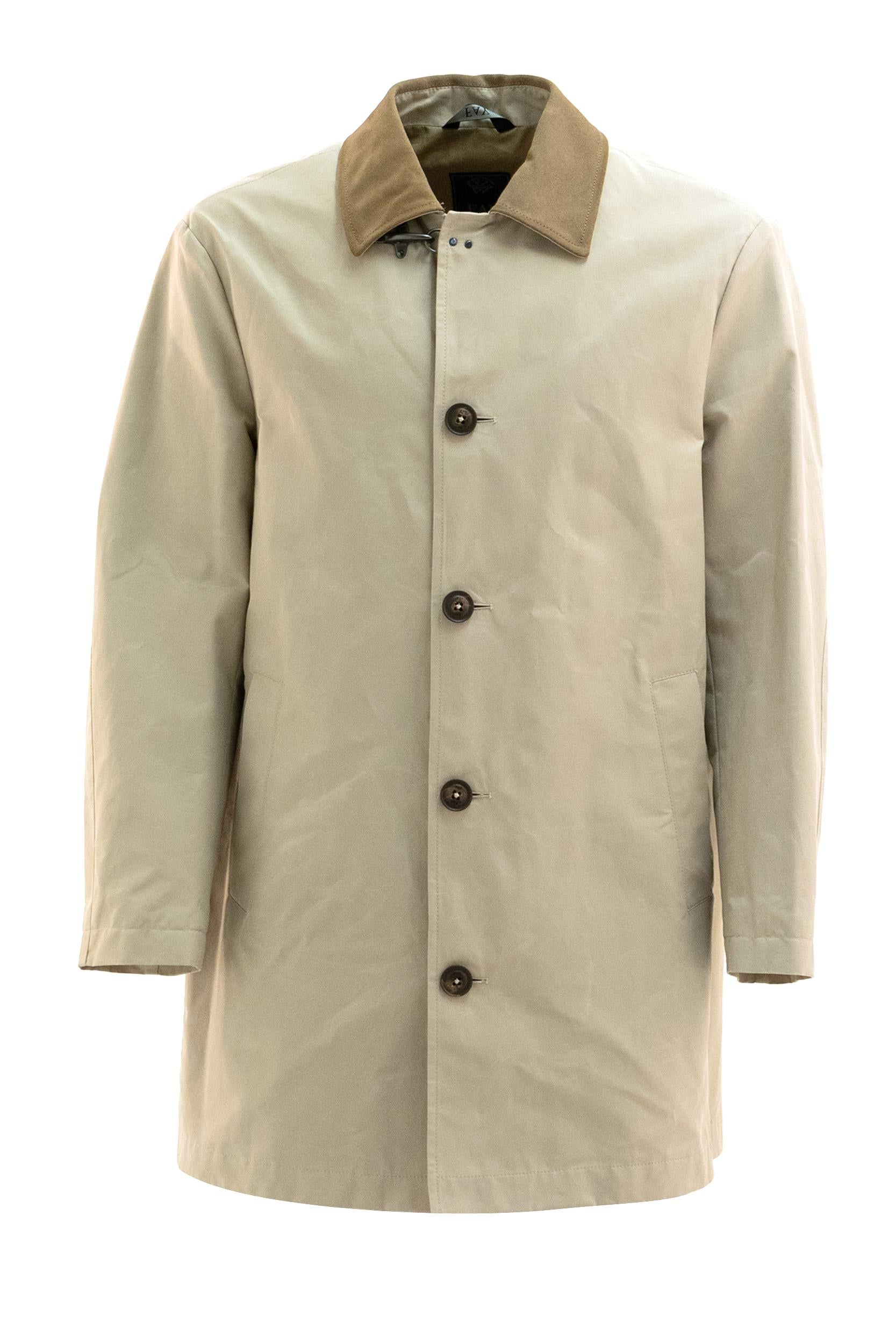 Impermeabile in faille di cotone e nylon di colore beige<BR/> NAM62520270XLZ C008 FAY