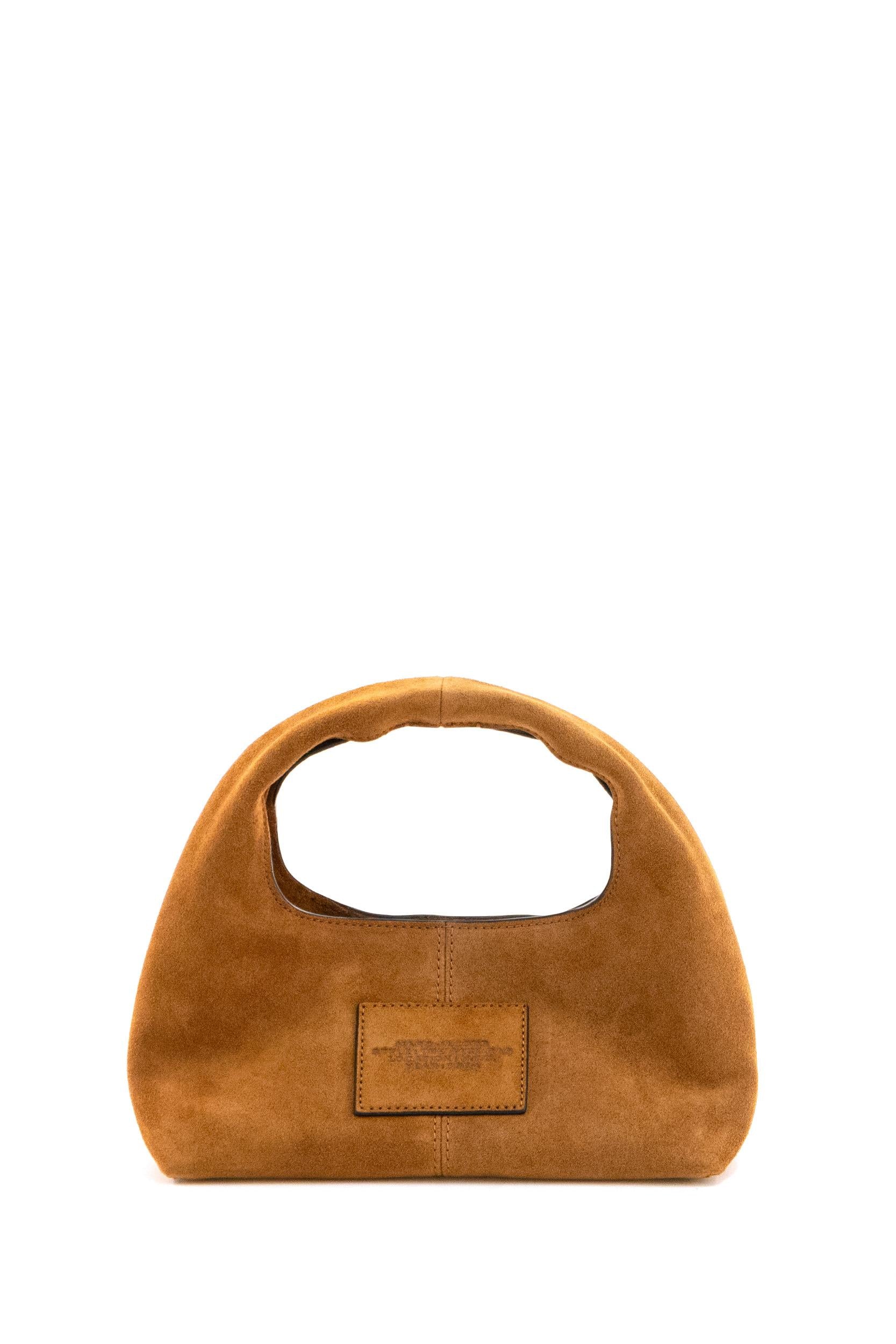 Borsa The Sack Bag in suede color marrone <BR/> 2F5HSH099H01 860 MARC JACOBS