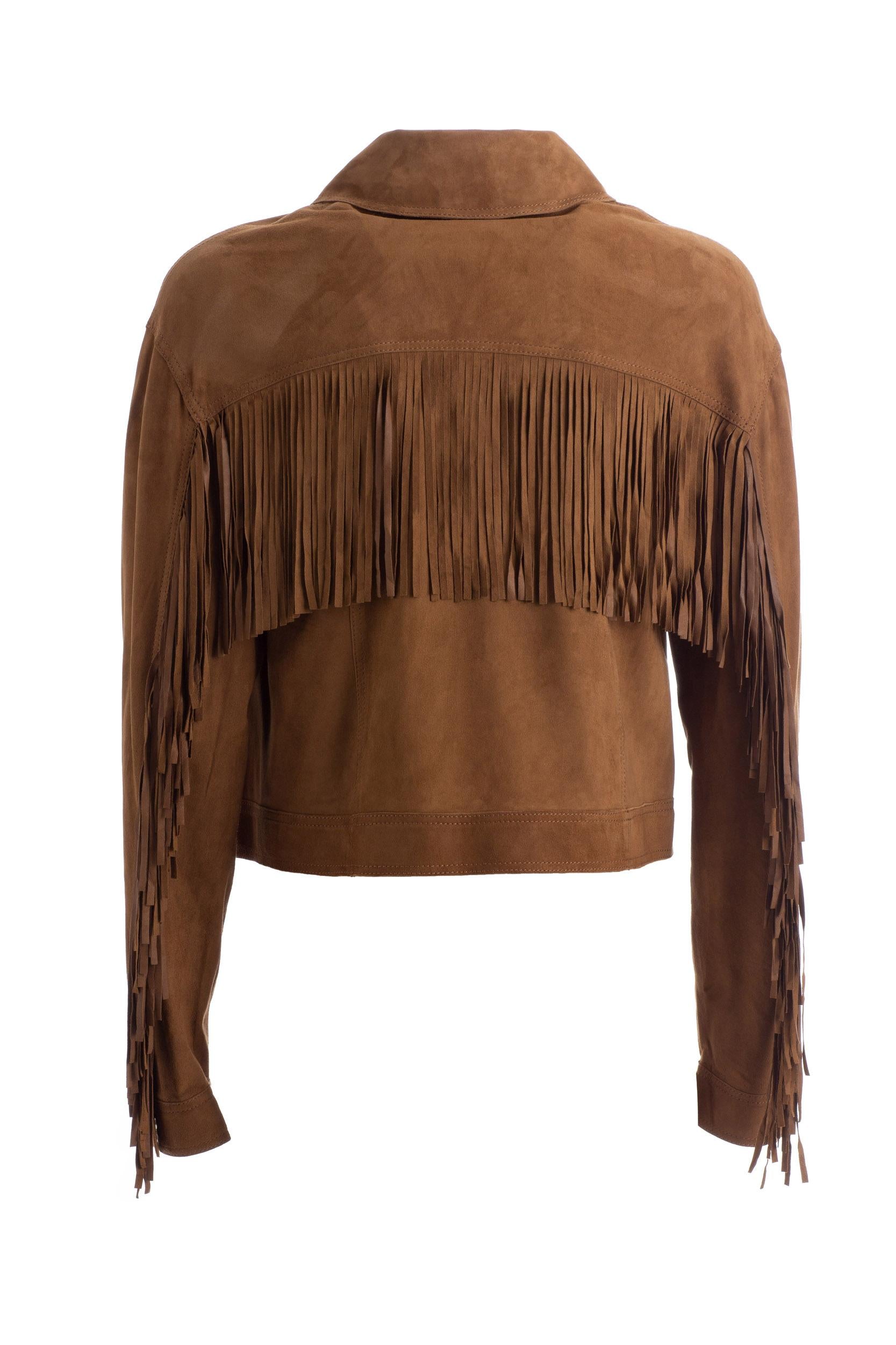 P.A.R.O.S.H. MASUEDE D430814006 Giacca con Frange<BR/> MASUEDE D430814 006 P.A.R.O.S.H.