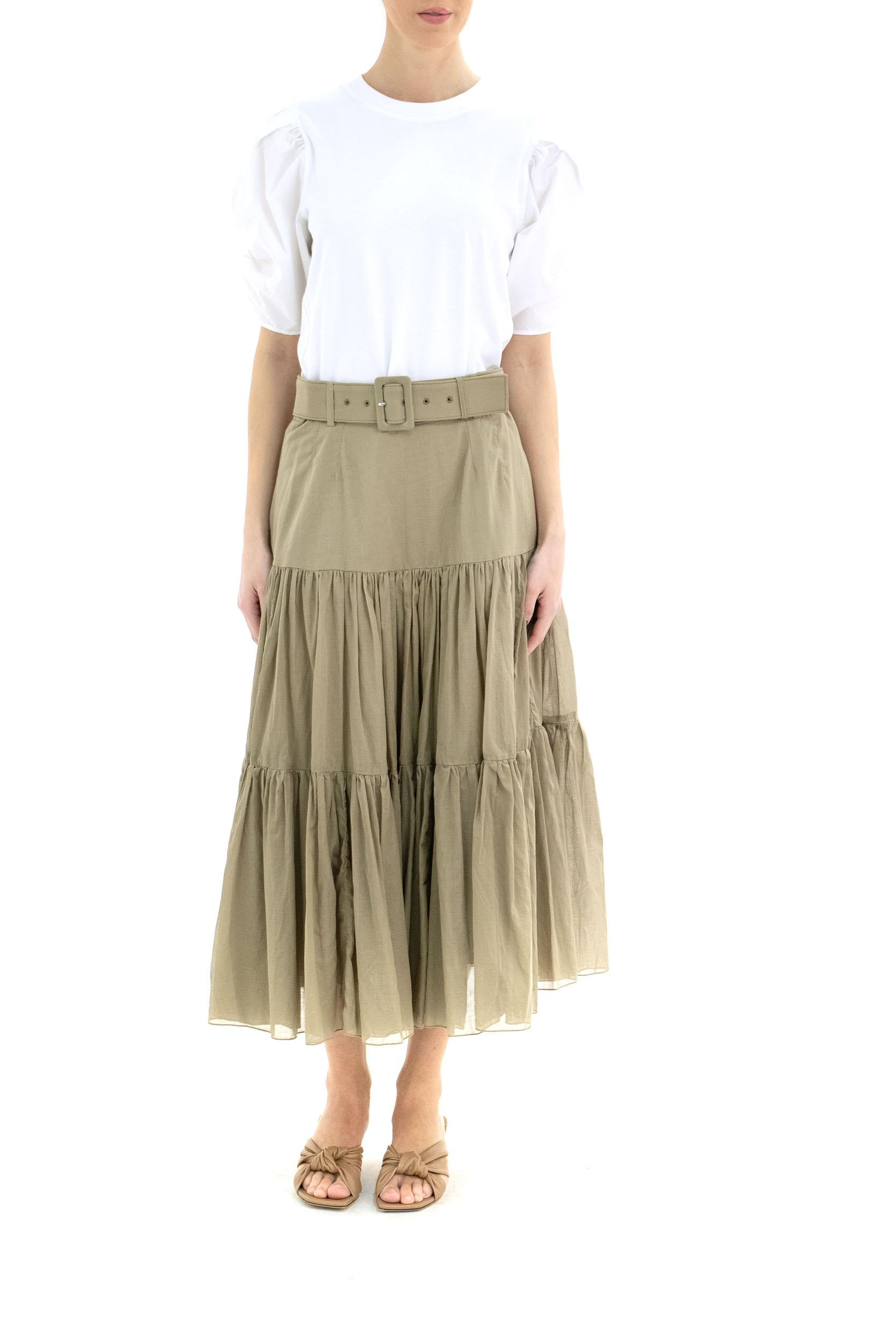 Gonna Emma<BR/> EMMA SKIRT KHAKI S-SUNG