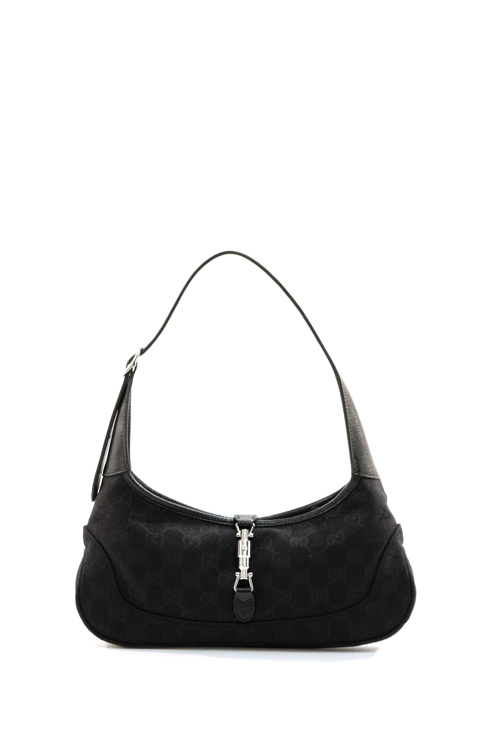 Borsa Jackie Slim in tessuto GG nero<BR/> 863137 FAFV4 1000 GUCCI