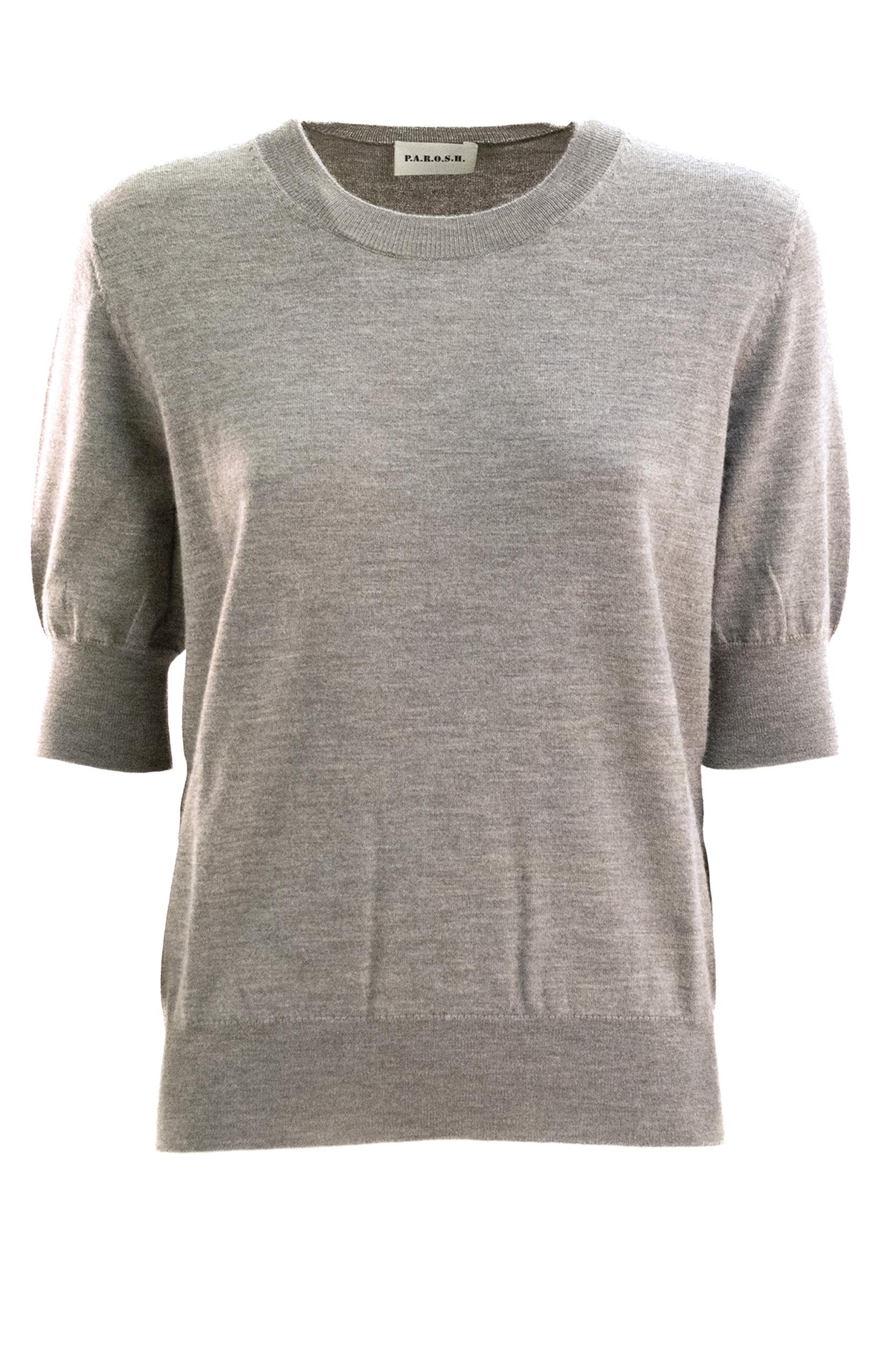 Maglia Maniche Corte<BR/> LIME25-D540763 024 P.A.R.O.S.H.