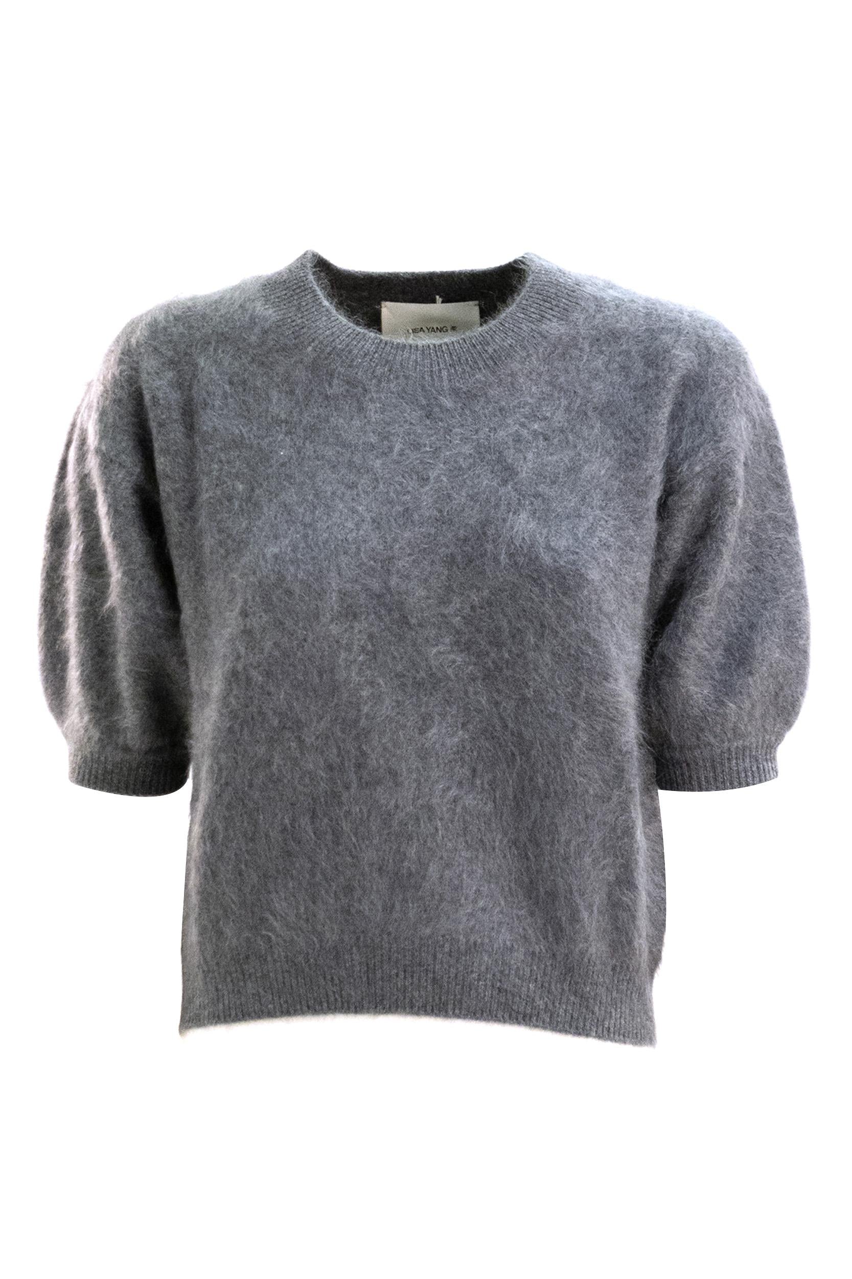 Maglia The Juniper Cashmere Grigio<BR/> 2023253 GRAPHITE LISA YANG