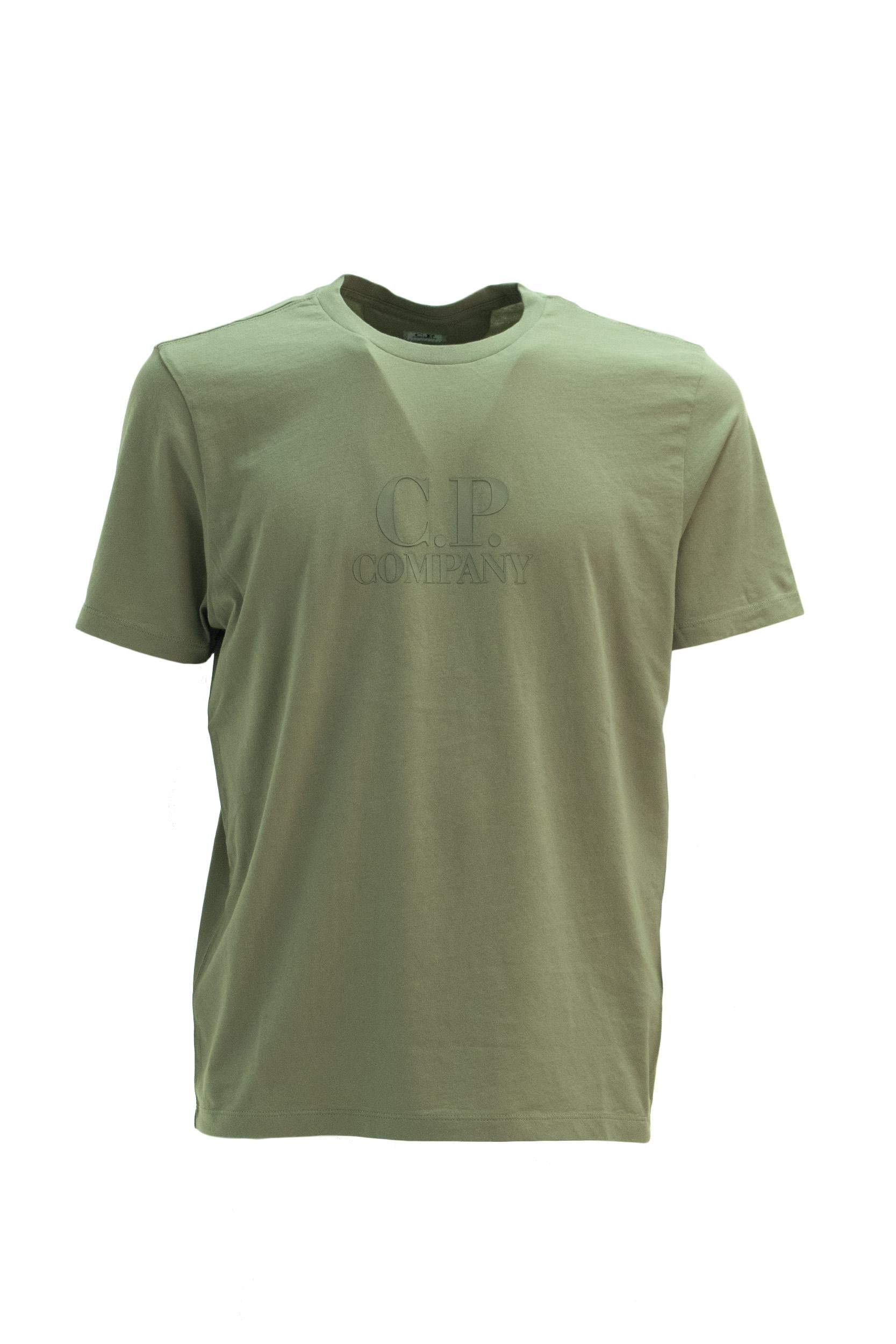 T-Shirt Logo<BR/> 12CMTS119A005100W 322 C.P. COMPANY