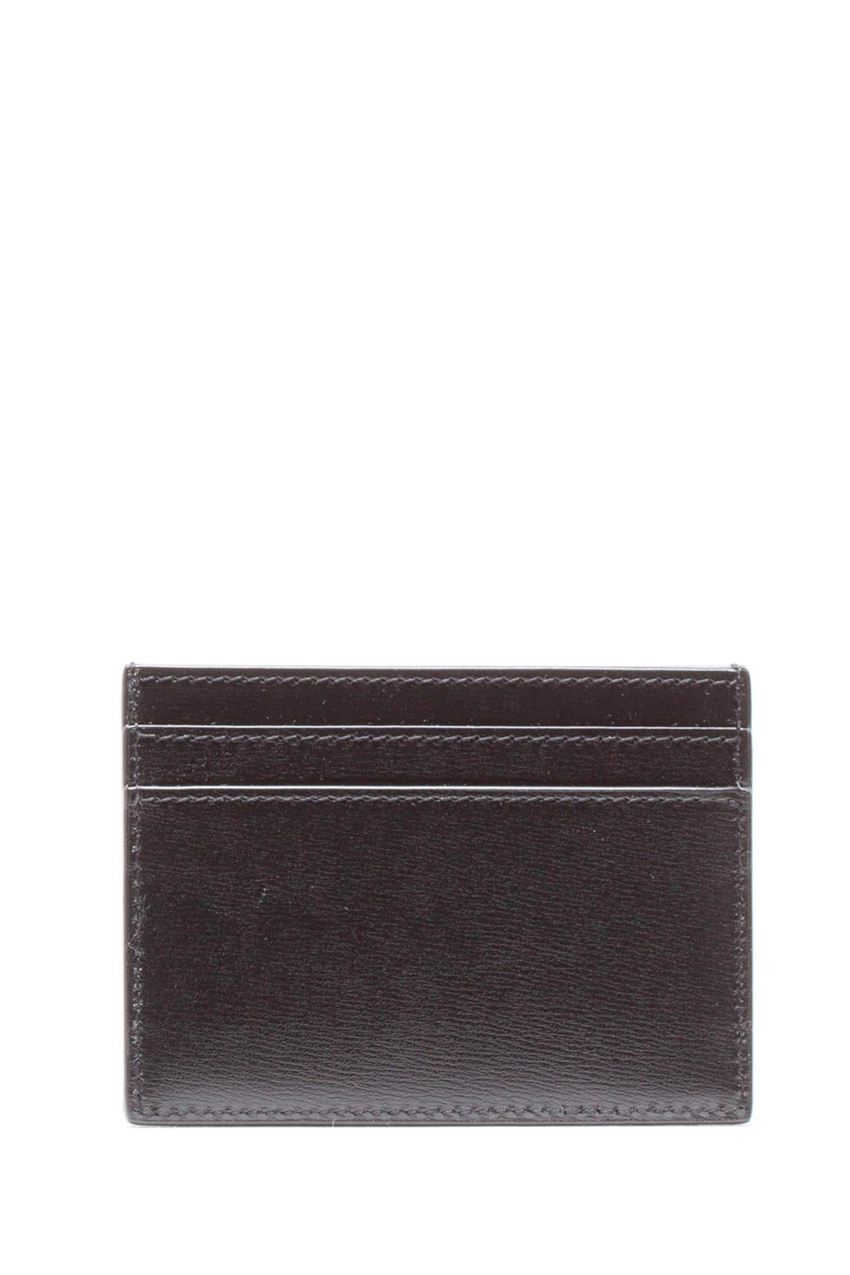 Saint Laurent Portacarte Monogram pelle opaca nera 607603 02G0W 1000 SAINT LAURENT