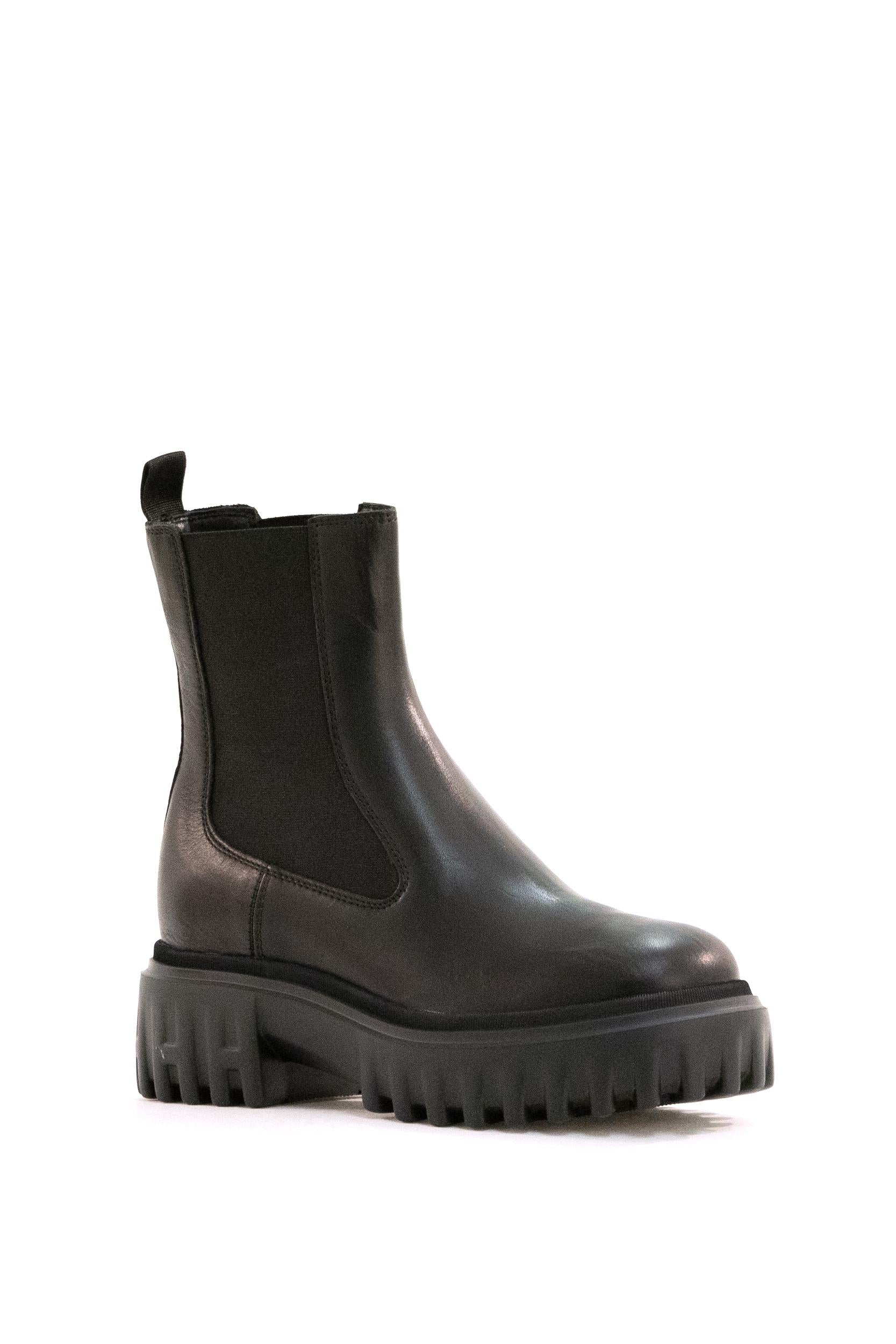 Chelsea Boots pelle nera<BR/> HXW7000FV30KXT B999 HOGAN