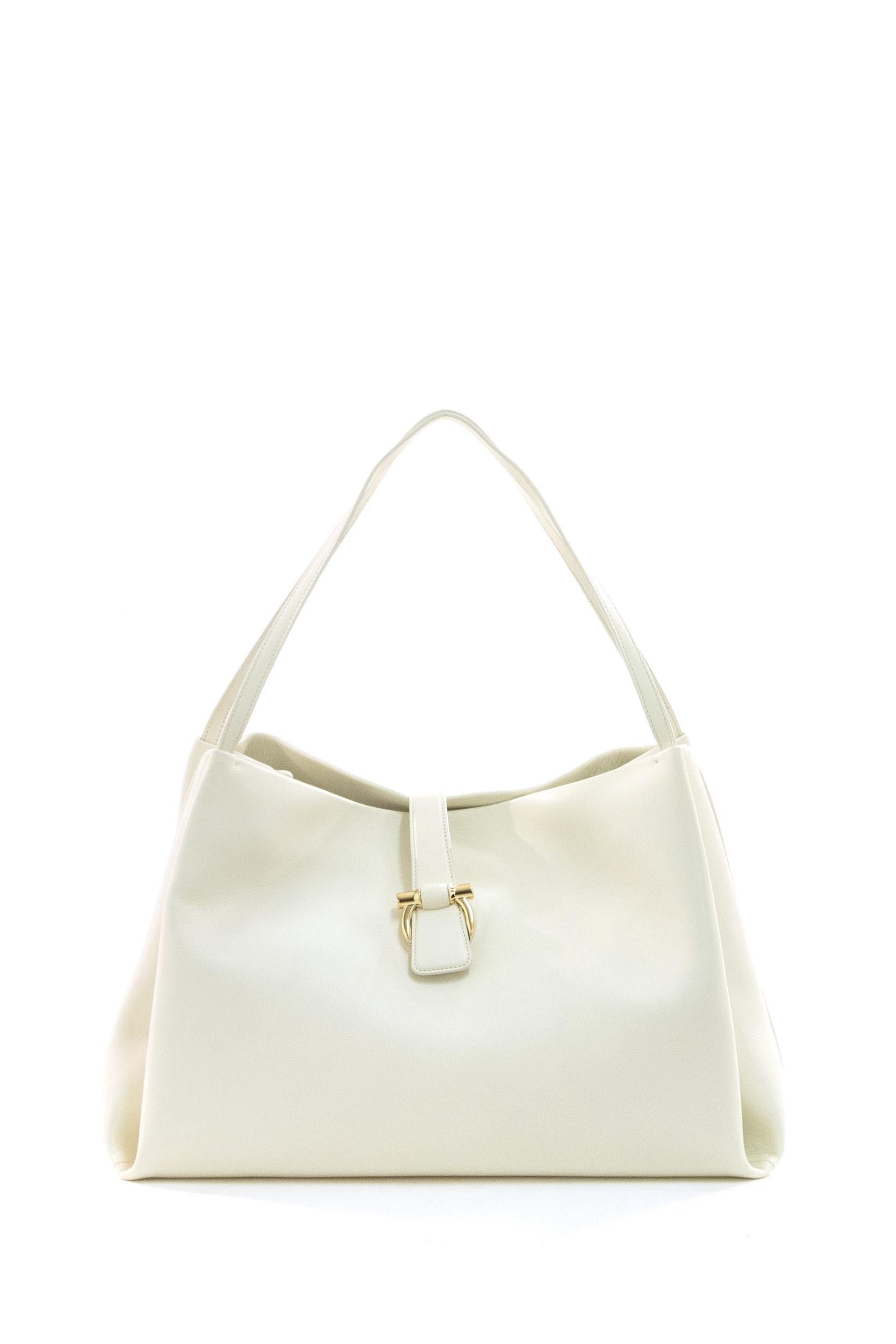 Tote Bag in Pelle<BR/> 219804 0789505 MASCARPONE FERRAGAMO