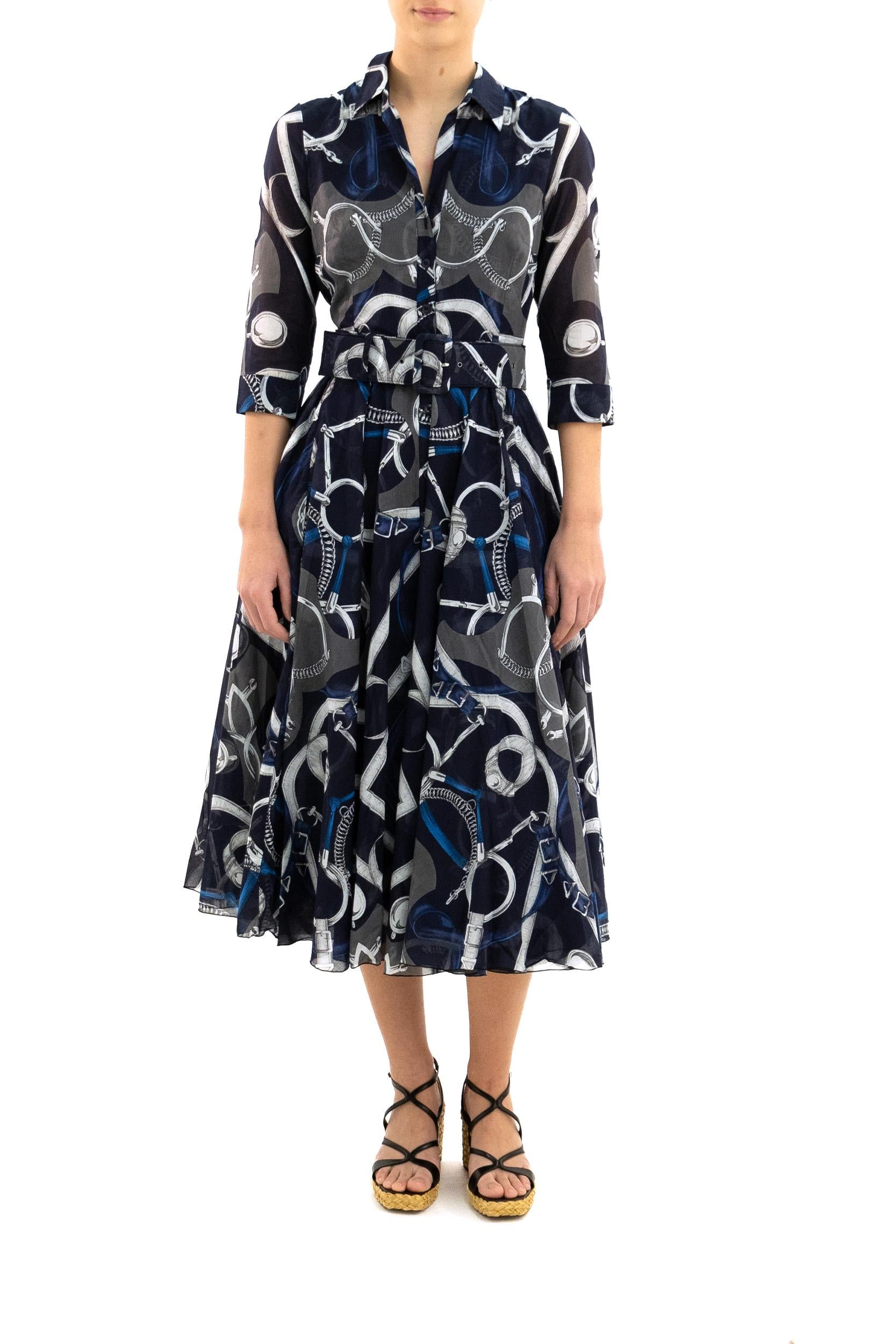 Abito<BR/> ASTER DRESS/HORSE INDIGO S-SUNG