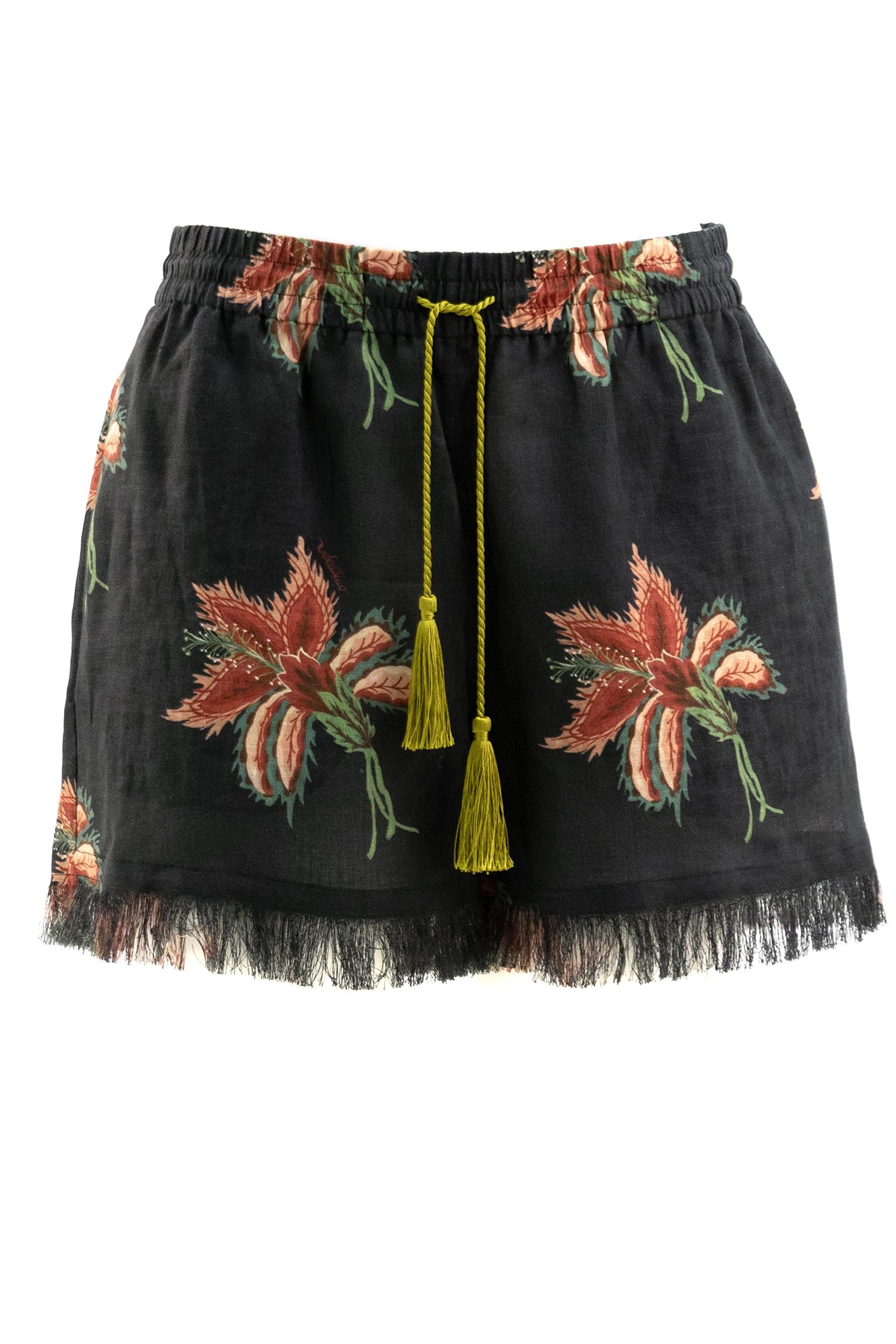 Shorts in Lino<BR/> 8B3RF355A5M D5Y VALENTINO GARAVANI