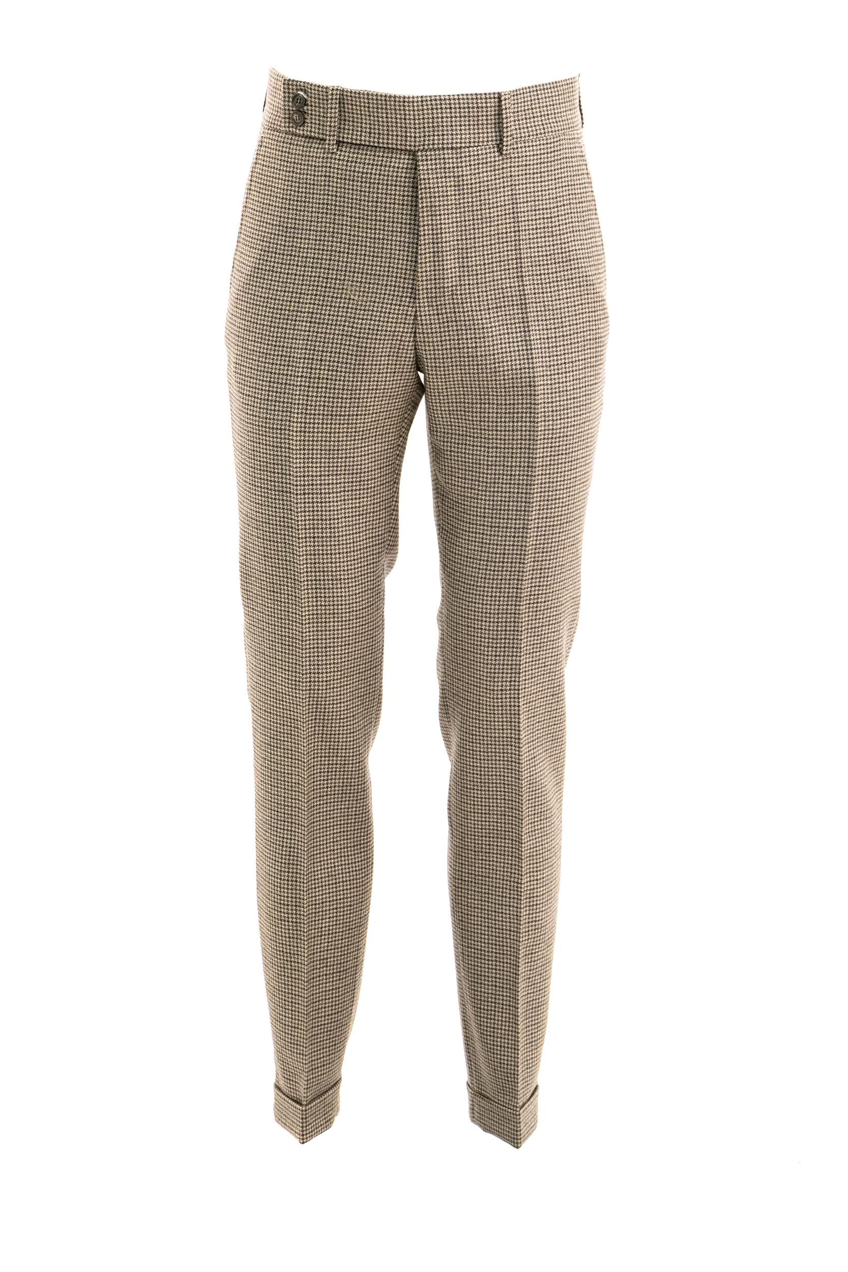 Pantaloni in Lana Beige<BR/> 1T0094 10169 400 INCOTEX