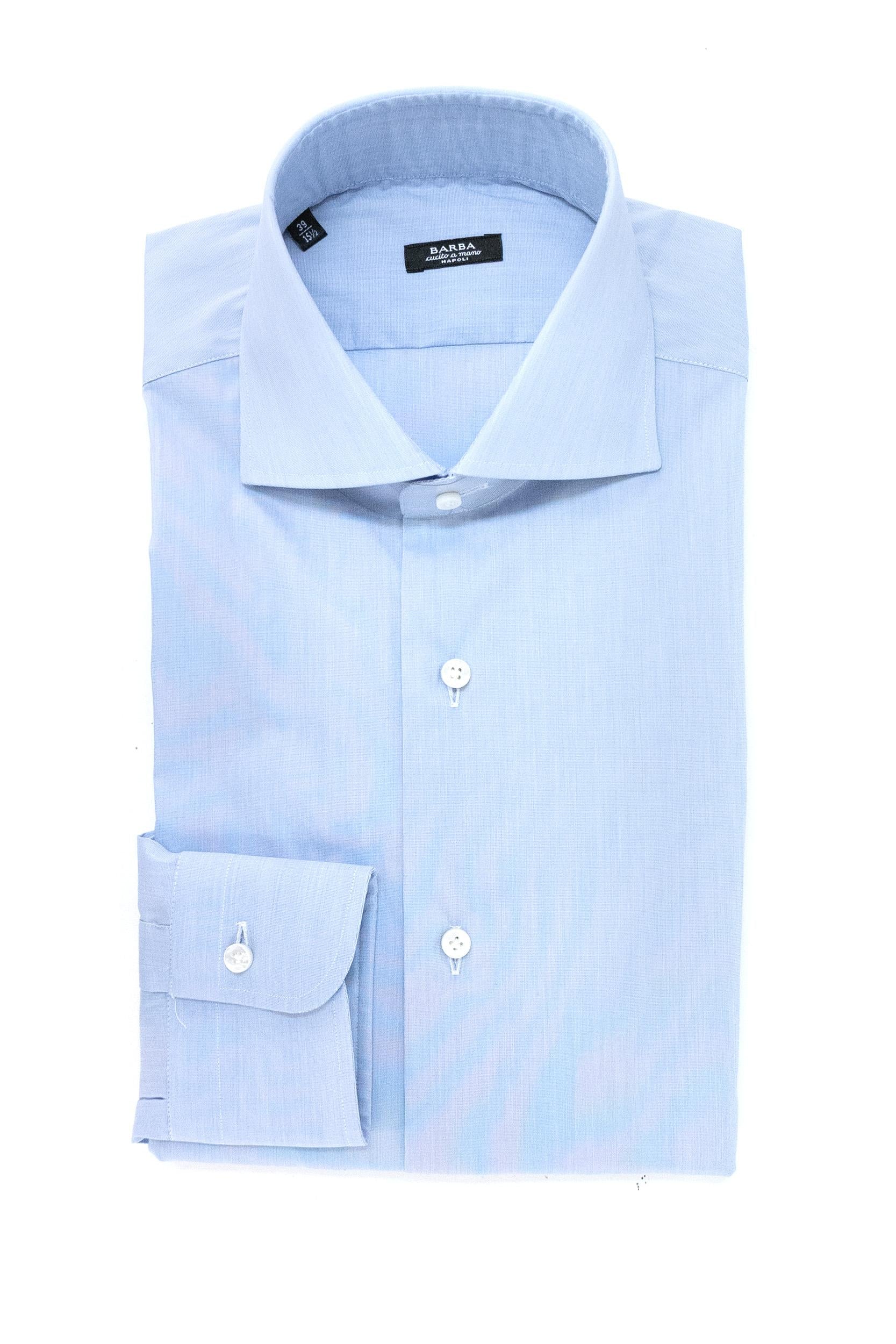 Camicia oxford di colore azzurro<BR/> I1U13P01PZ2769U 0001 BARBA