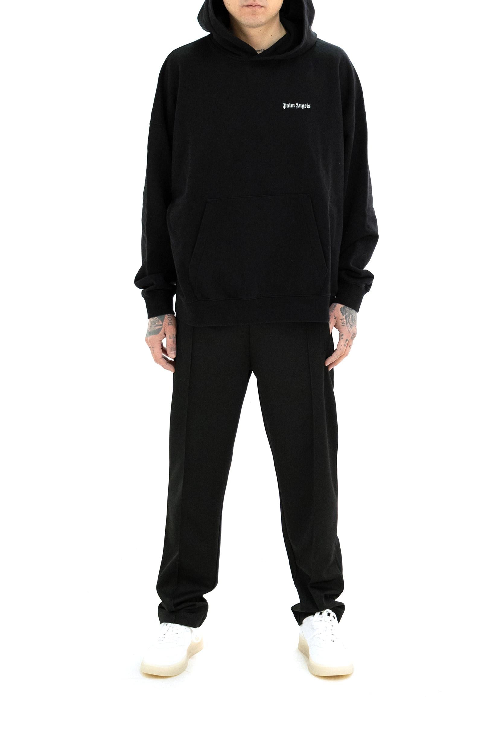 Felpa con Cappuccio<BR/> PMBB153C99FLE002 1003 PALM ANGELS