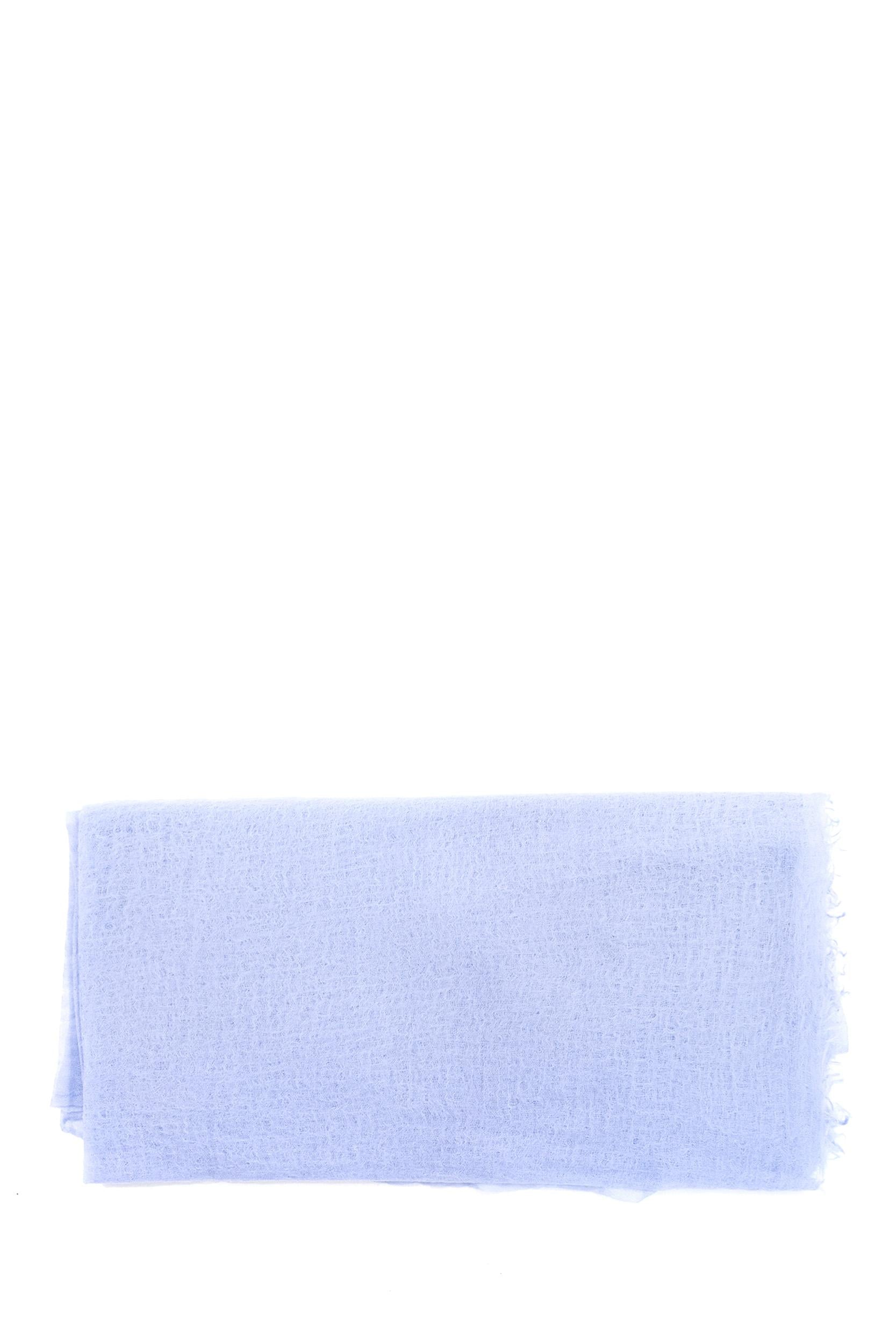 Sciarpa in Cashmere di colore azzurro<BR/> 612605 415 MOULETA