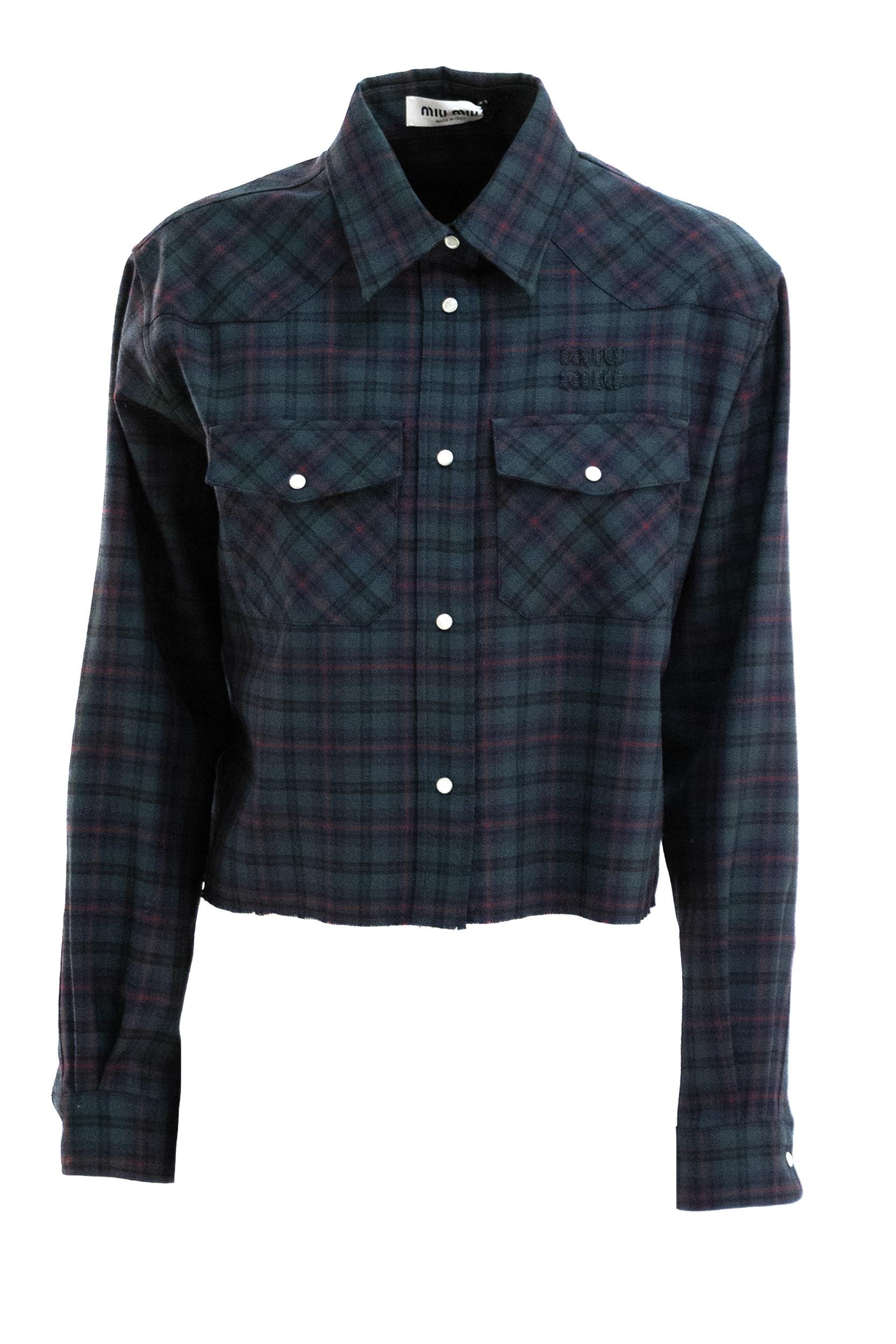 Camicia<BR/> MK1970 S OOO 174R F0D3Z MIU MIU