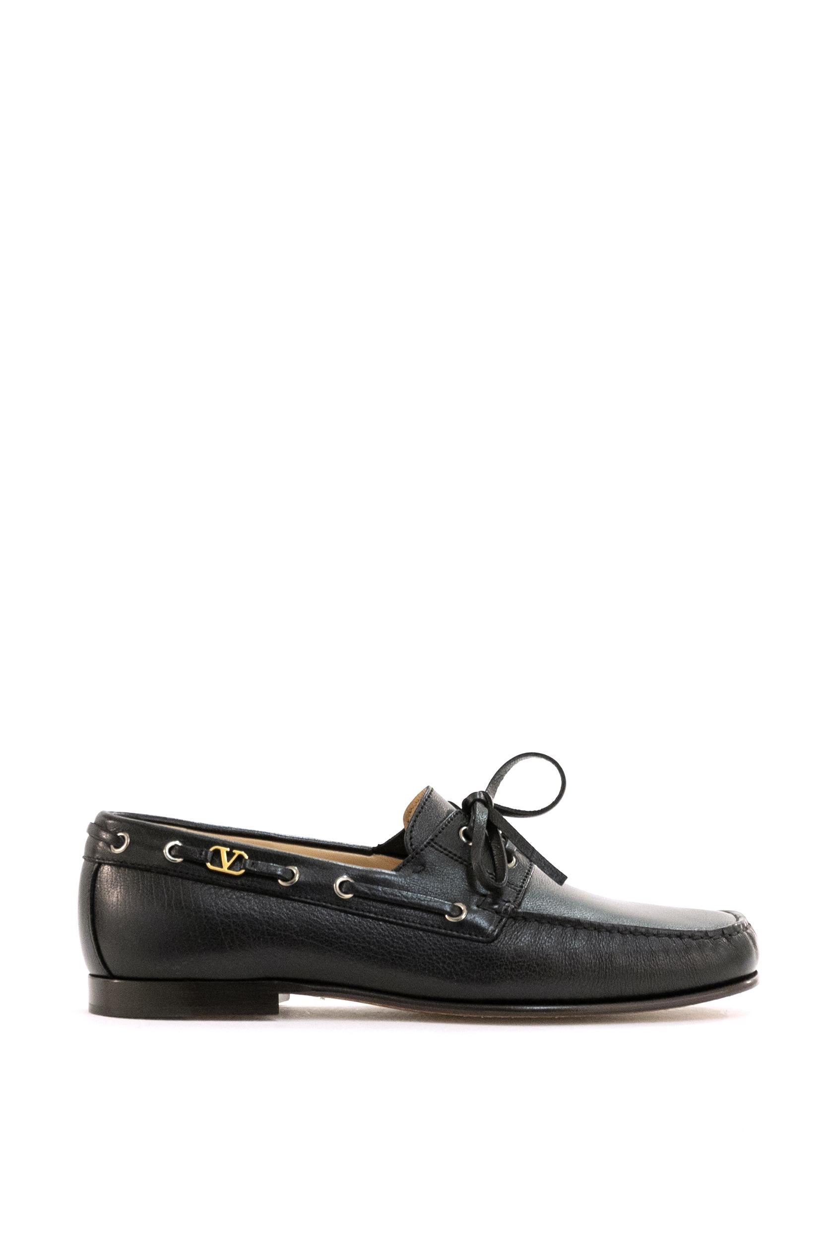 Mocassini in Pelle<BR/> 8Y2S0M05MIL 0NO VALENTINO GARAVANI