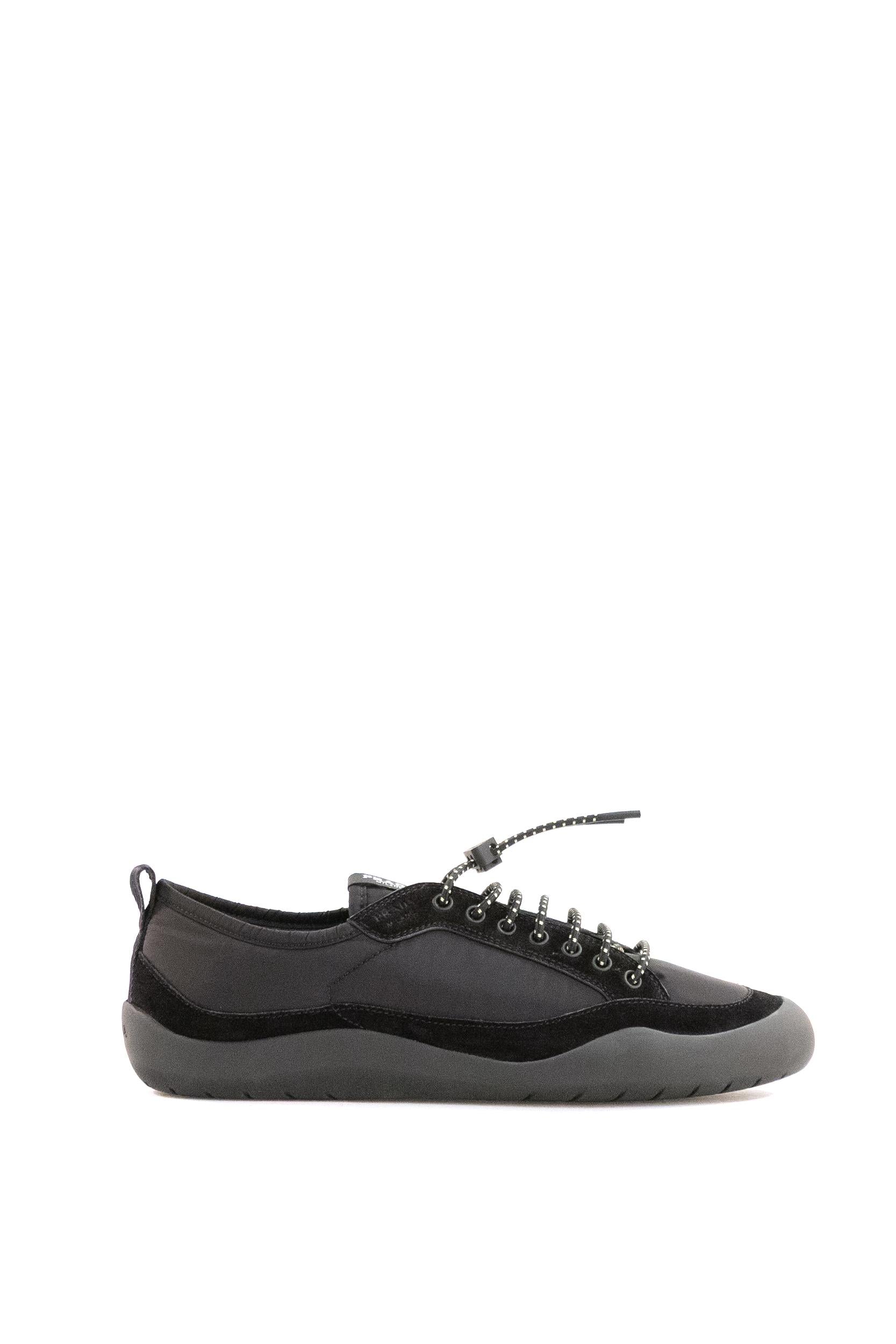 Sneakers Speedrock in Re-Nylon e suede di colore nero<BR/> 2EE469 F G000 D7C F0002 PRADA