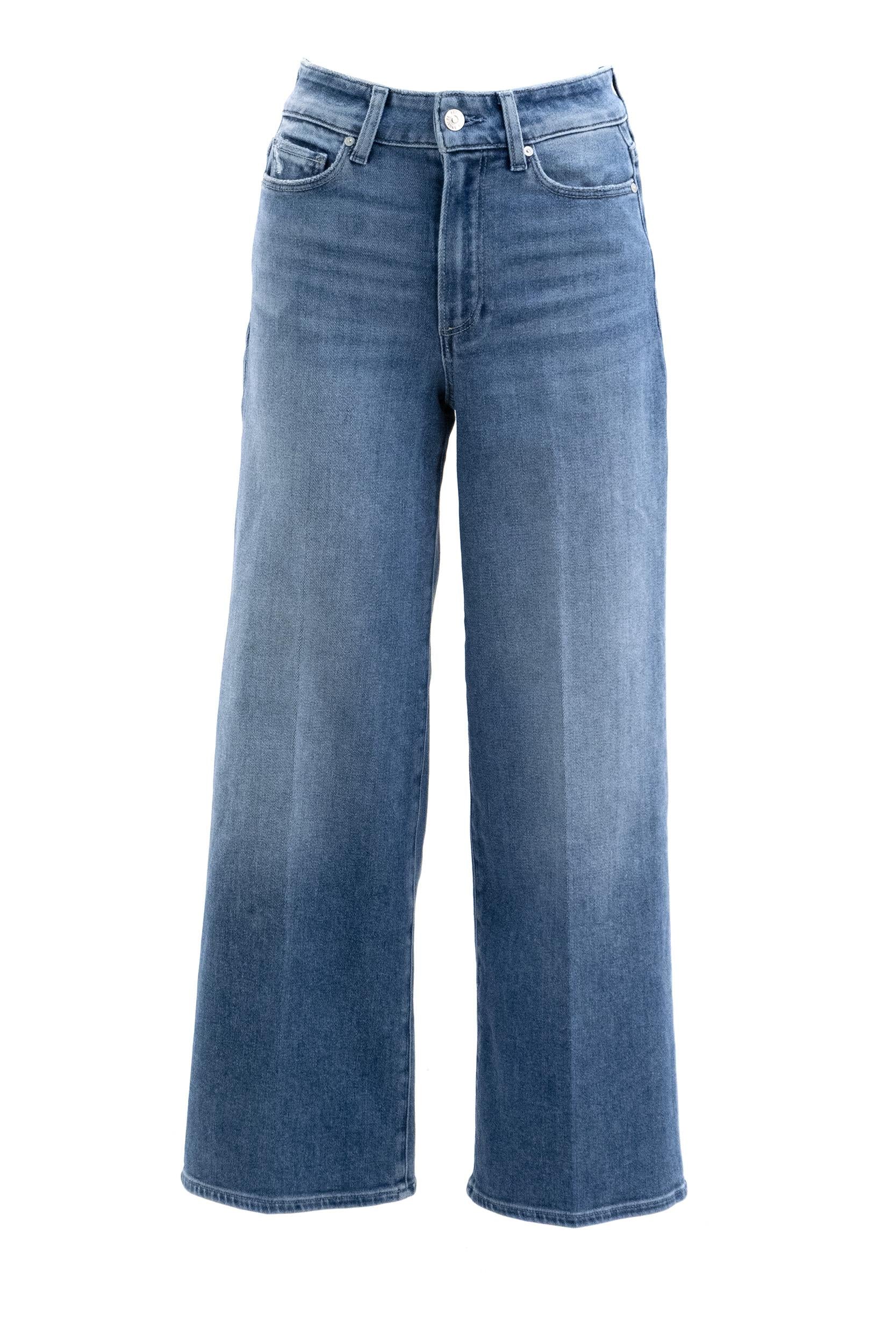 Jeans in denim di colore azzurro<BR/> 1E47E77-D061 WD061 PAIGE