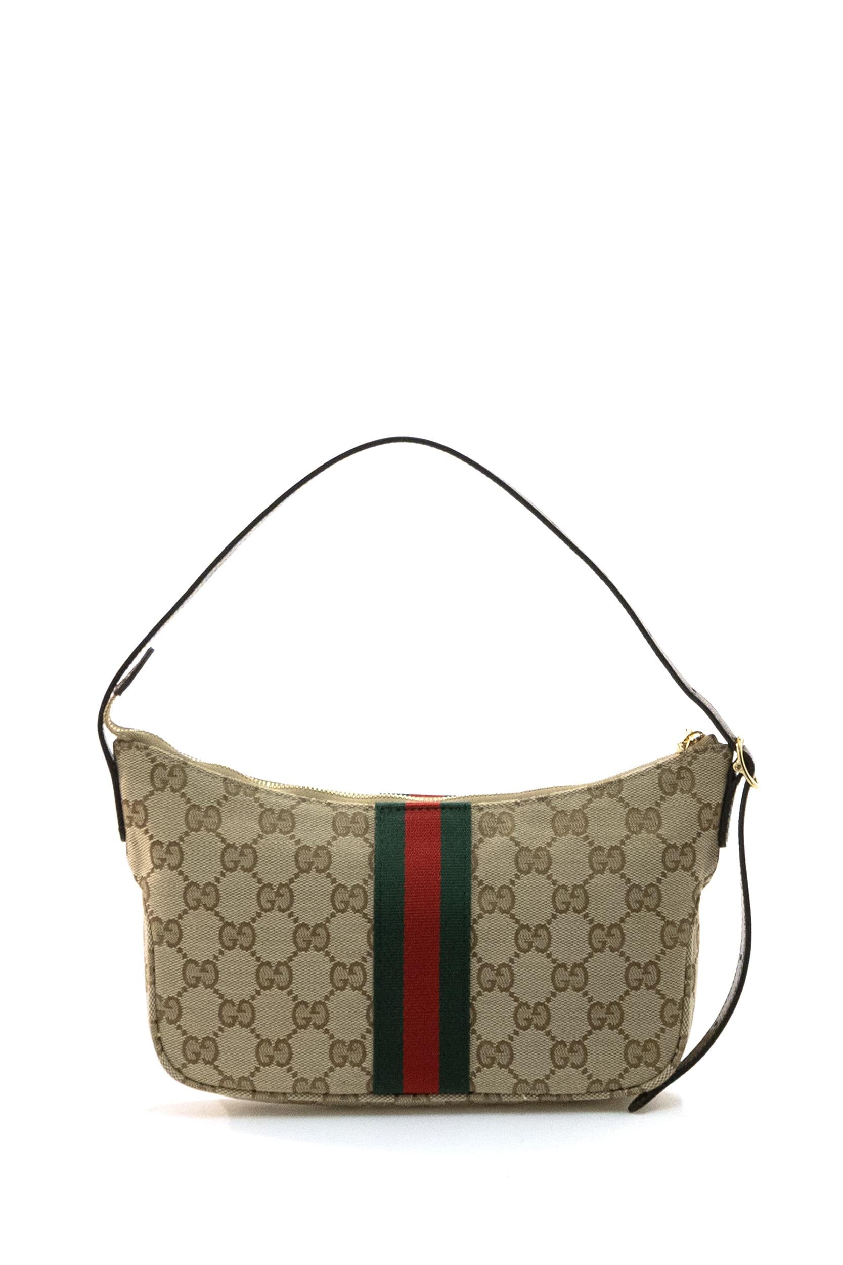 Borsa a Tracolla Lunetta Piccola in Tessuto GG<BR/> 863406 FAFV9 9653 GUCCI
