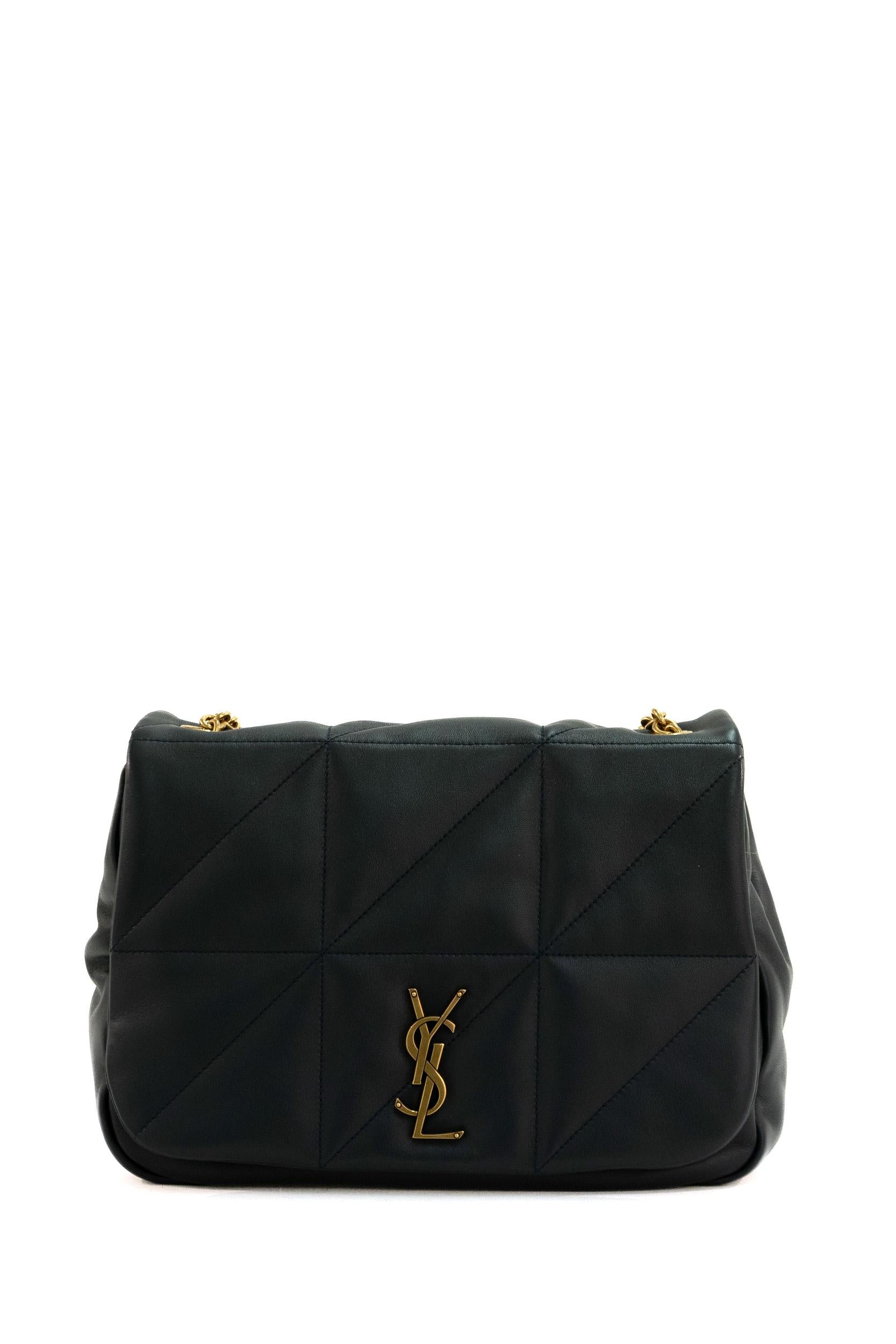 Borsa Jamie 4.3 in nappa matelassé color blu<BR/> 809696 AAB32 4194 SAINT LAURENT