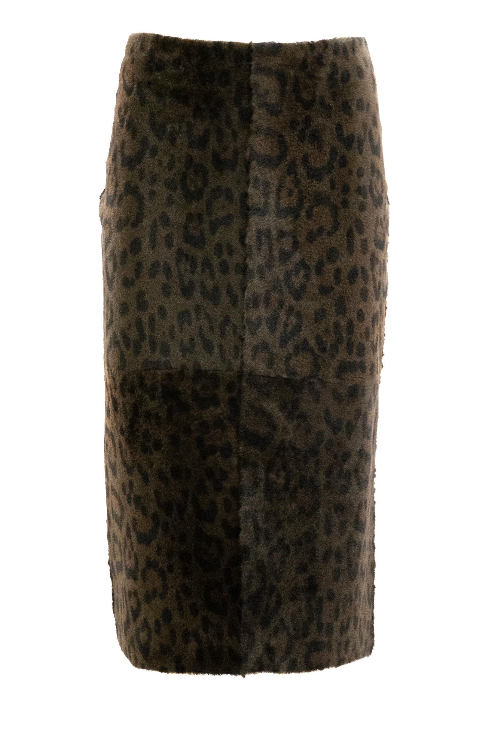 Gonna tubino stampa leopardo<BR/> TUBINO 75 LEOPARDO MILITARY FURLING BY GIANI