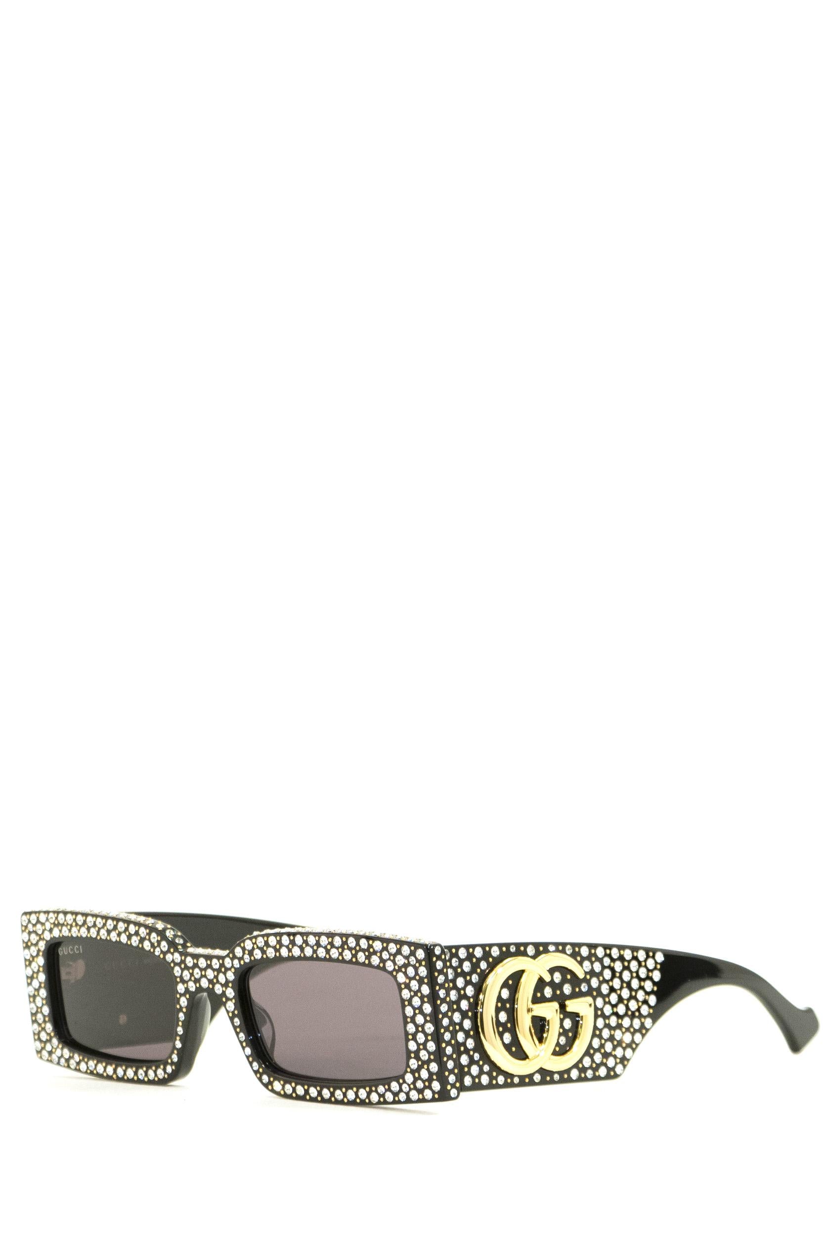 Occhiali da Sole Rettangolari<BR/> 755254 J0741 1012 GUCCI