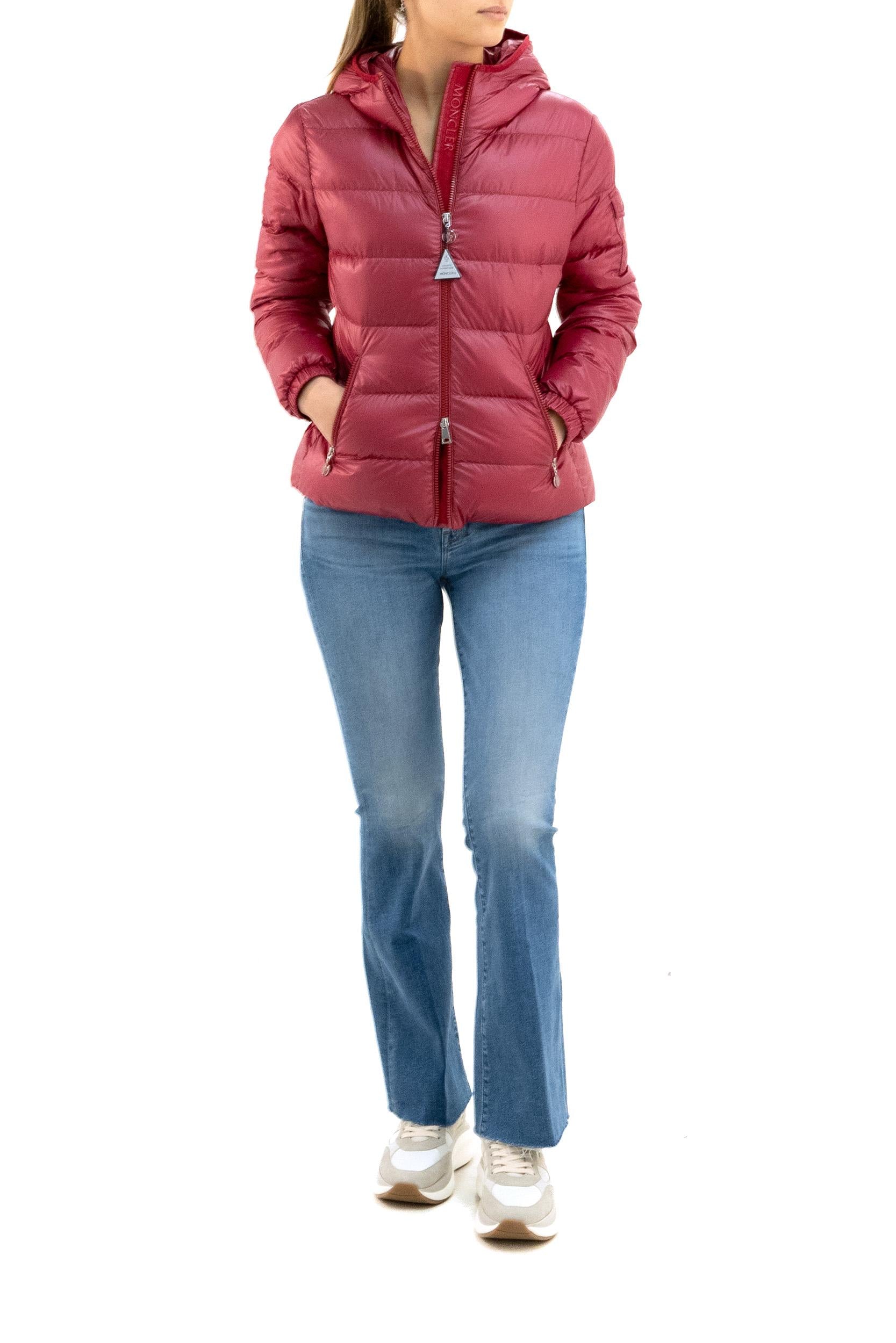 Piumino Corto Glesse in Nylon<BR/> 1A000-97 597YG 566 MONCLER