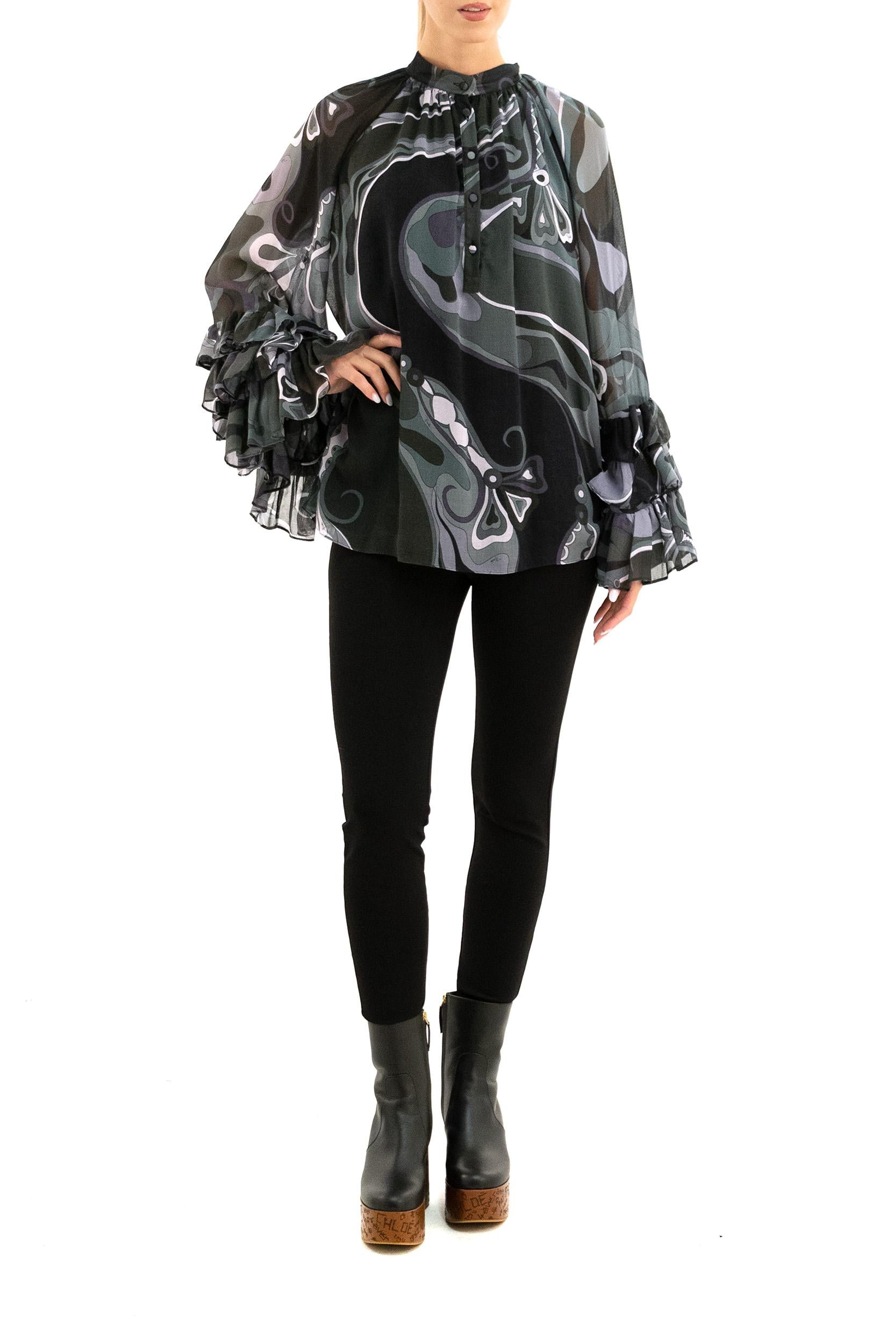 Blusa<BR/> 5URM11 5U780 016 EMILIO PUCCI