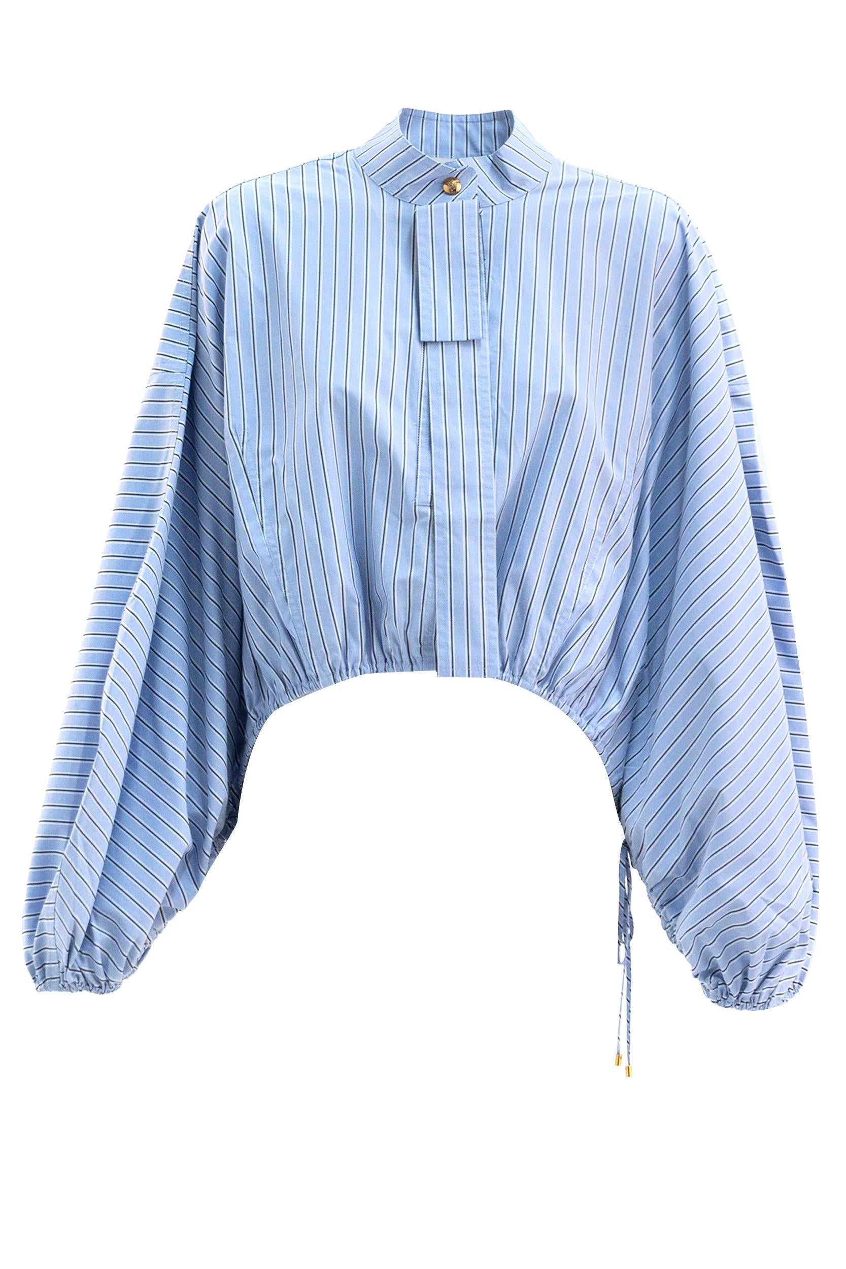 Blusa Crop a Righe<BR/> 7065TC26R HYDRANGEA ZIMMERMANN