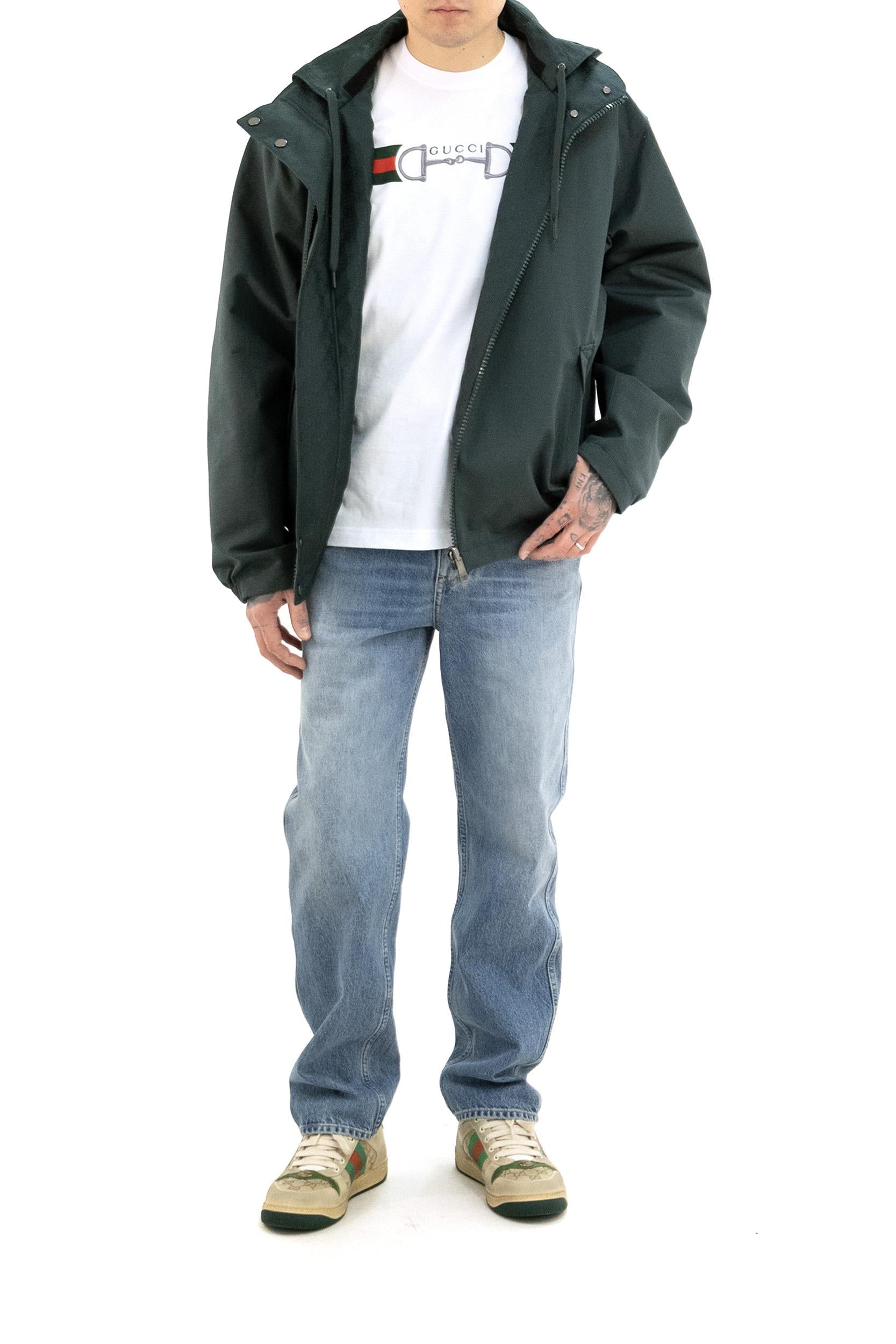Giacca Reversibile in Cotone Ripstop<BR/> 770276 ZAUBC 4623 GUCCI