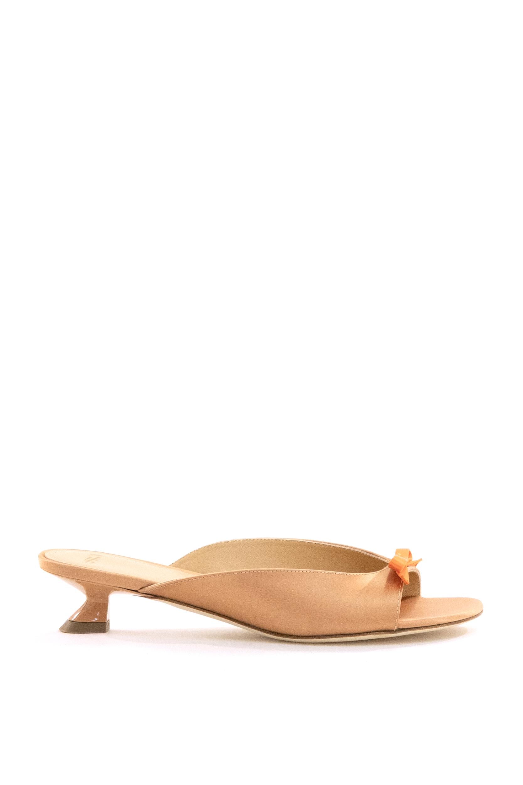 Sandali Penny in Satin<BR/> 326SC004.F.1323Y74 LATTE 3JUIN