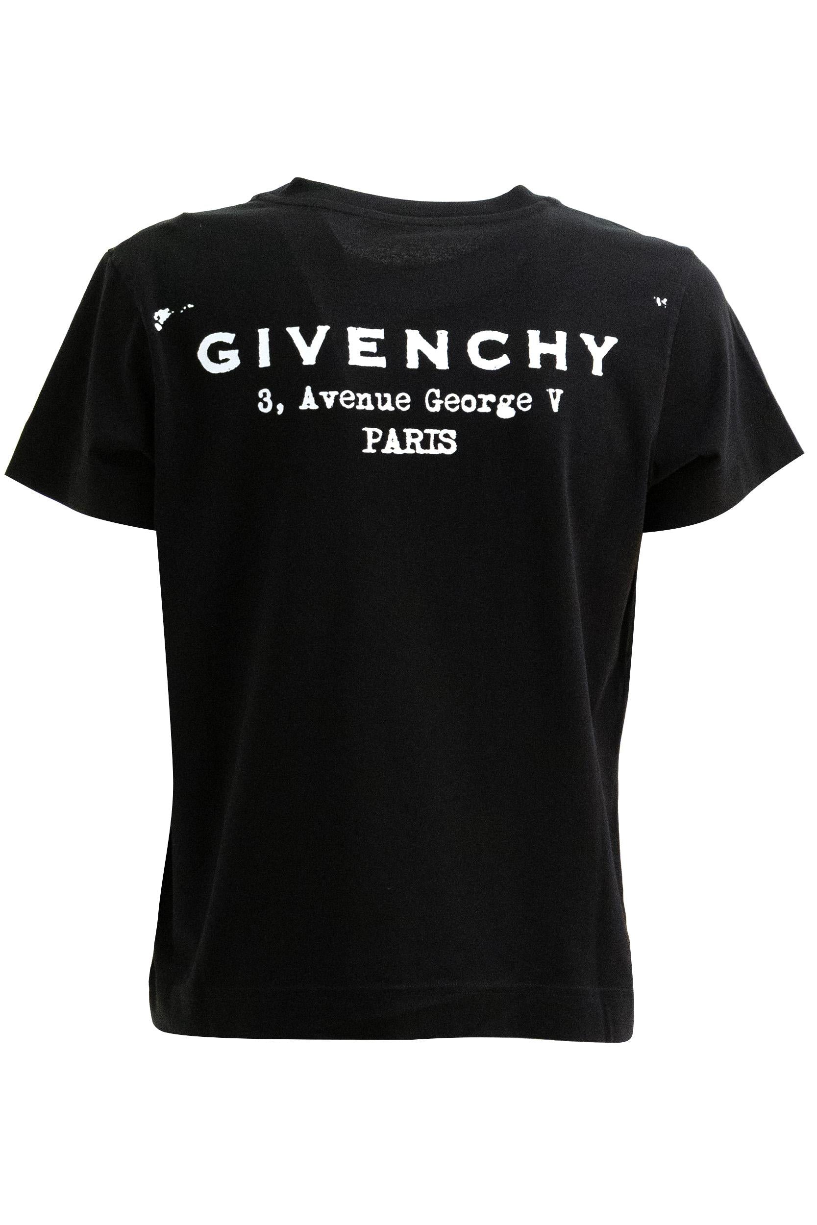 T-shirt<BR/> BW70FJP75N 001 GIVENCHY