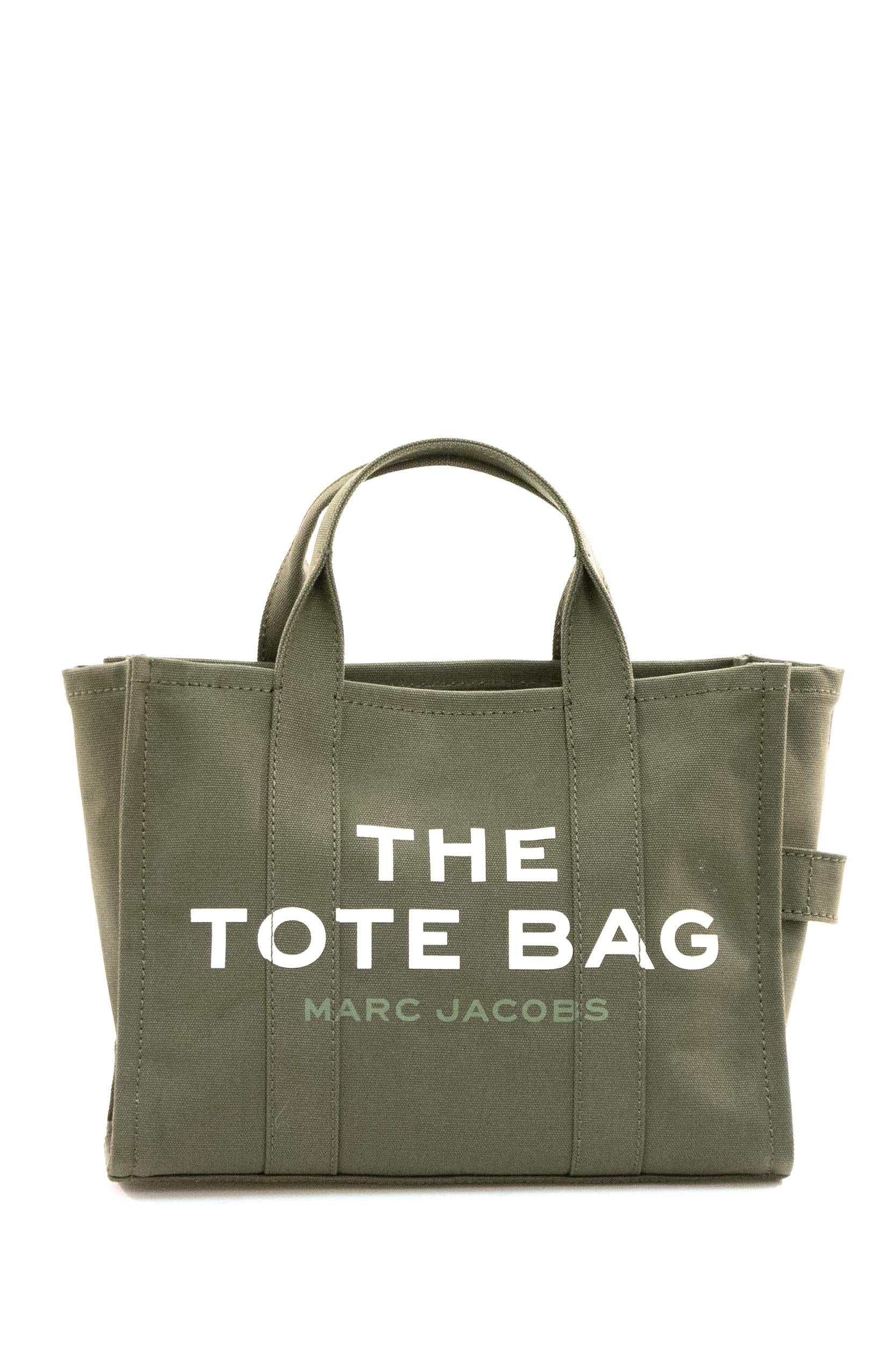 Borsa The Tote canvas color verde<BR/> M0016161 305 MARC JACOBS