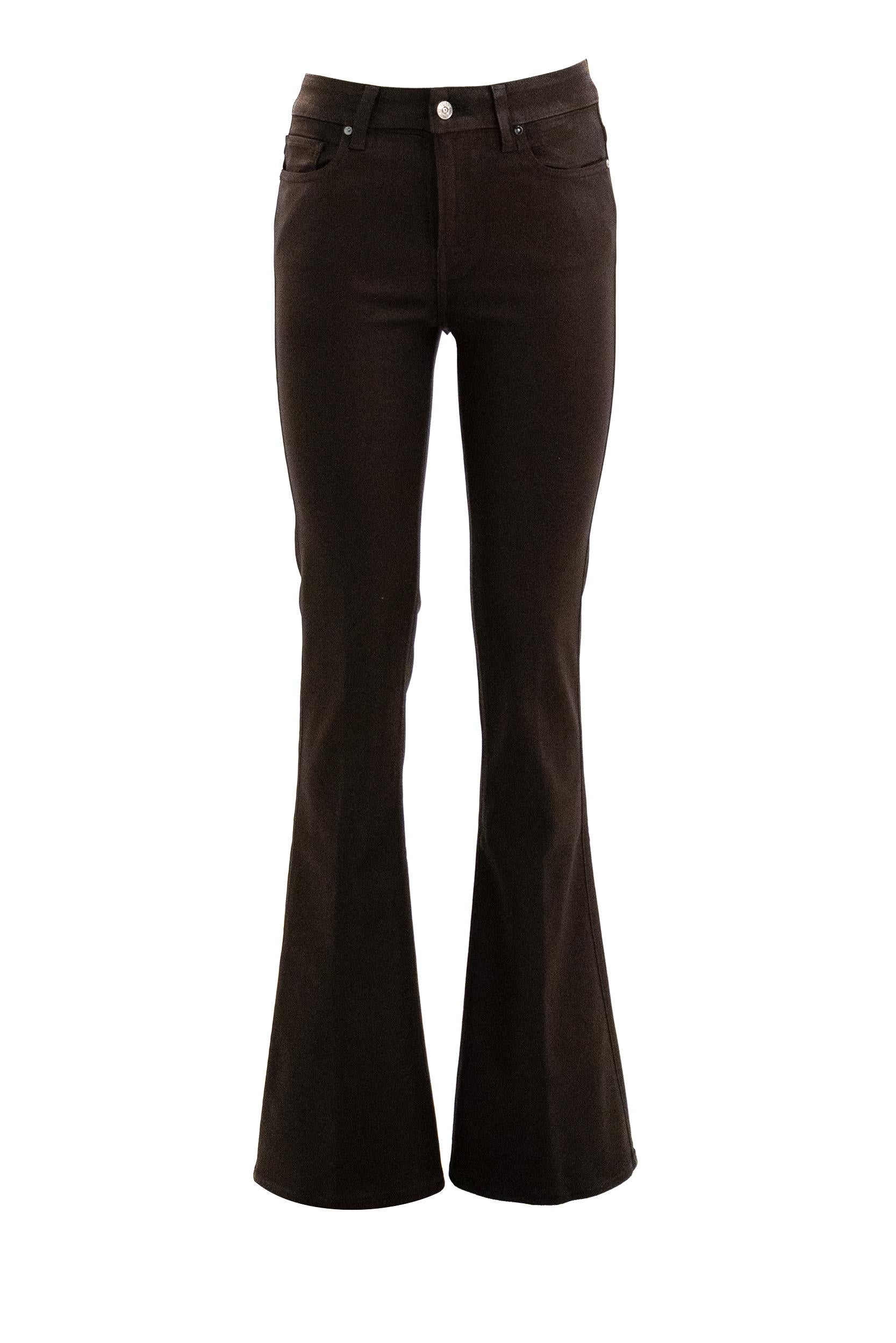 Jeans spalmati di colore marrone<BR/> 6114799-6498 W6498 PAIGE