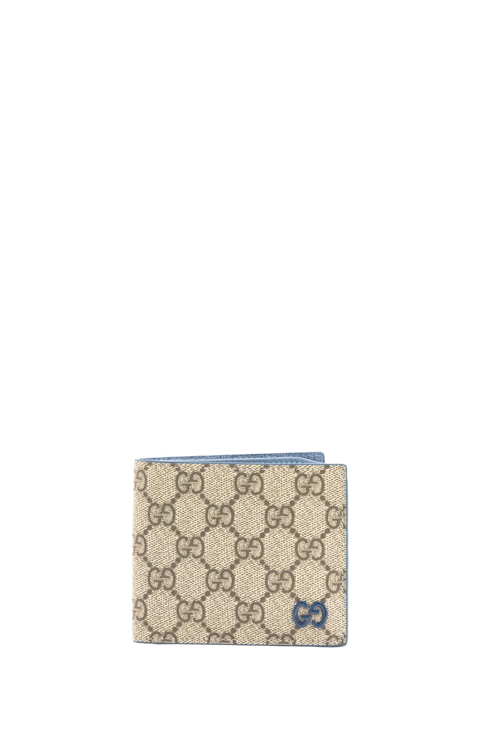 Portafoglio in tessuto GG Supreme color beige<BR/><BR/> 768243 FACQC 9441 GUCCI