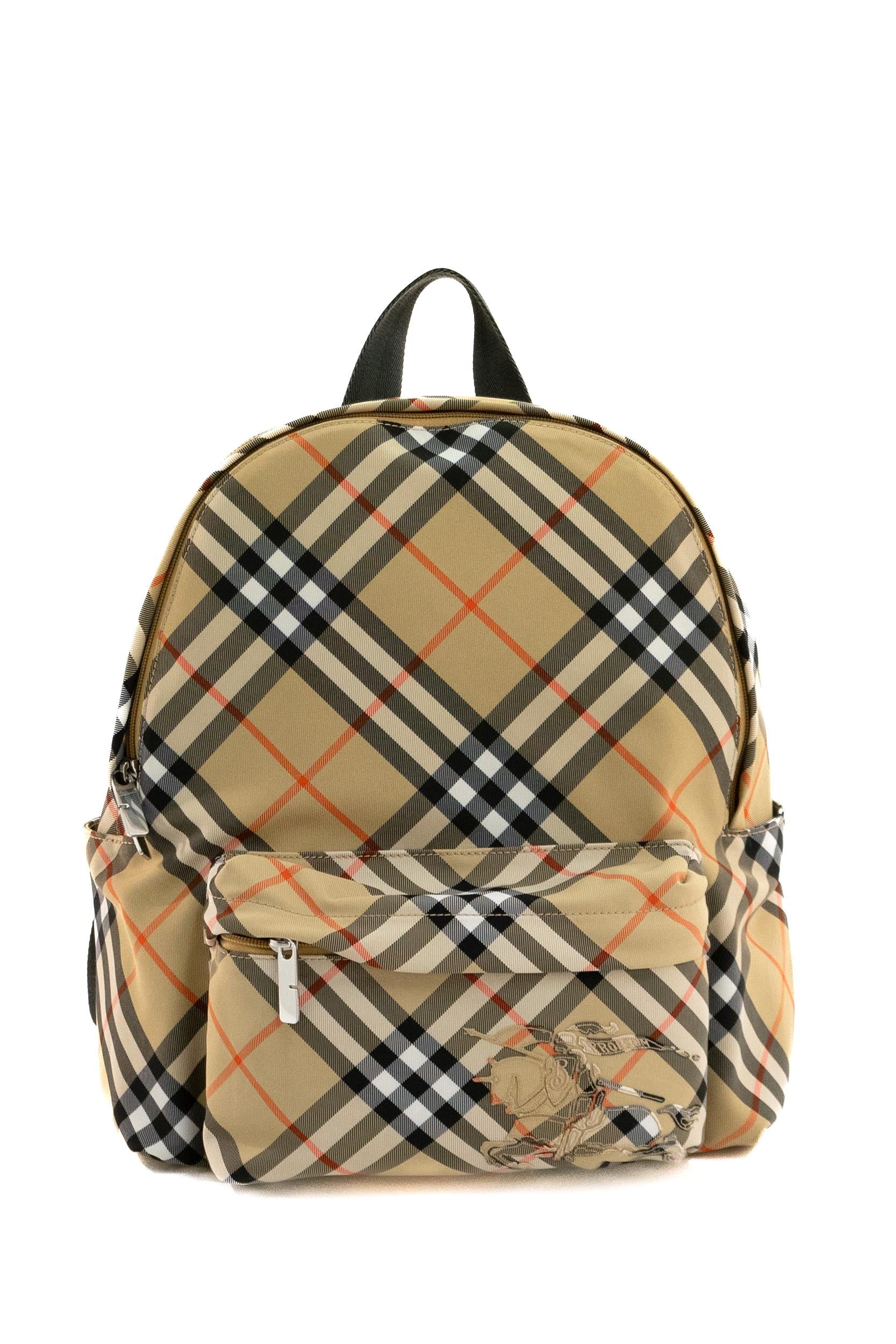 Zaino in tessuto Check con manico superiore 8102354 SAND BURBERRY