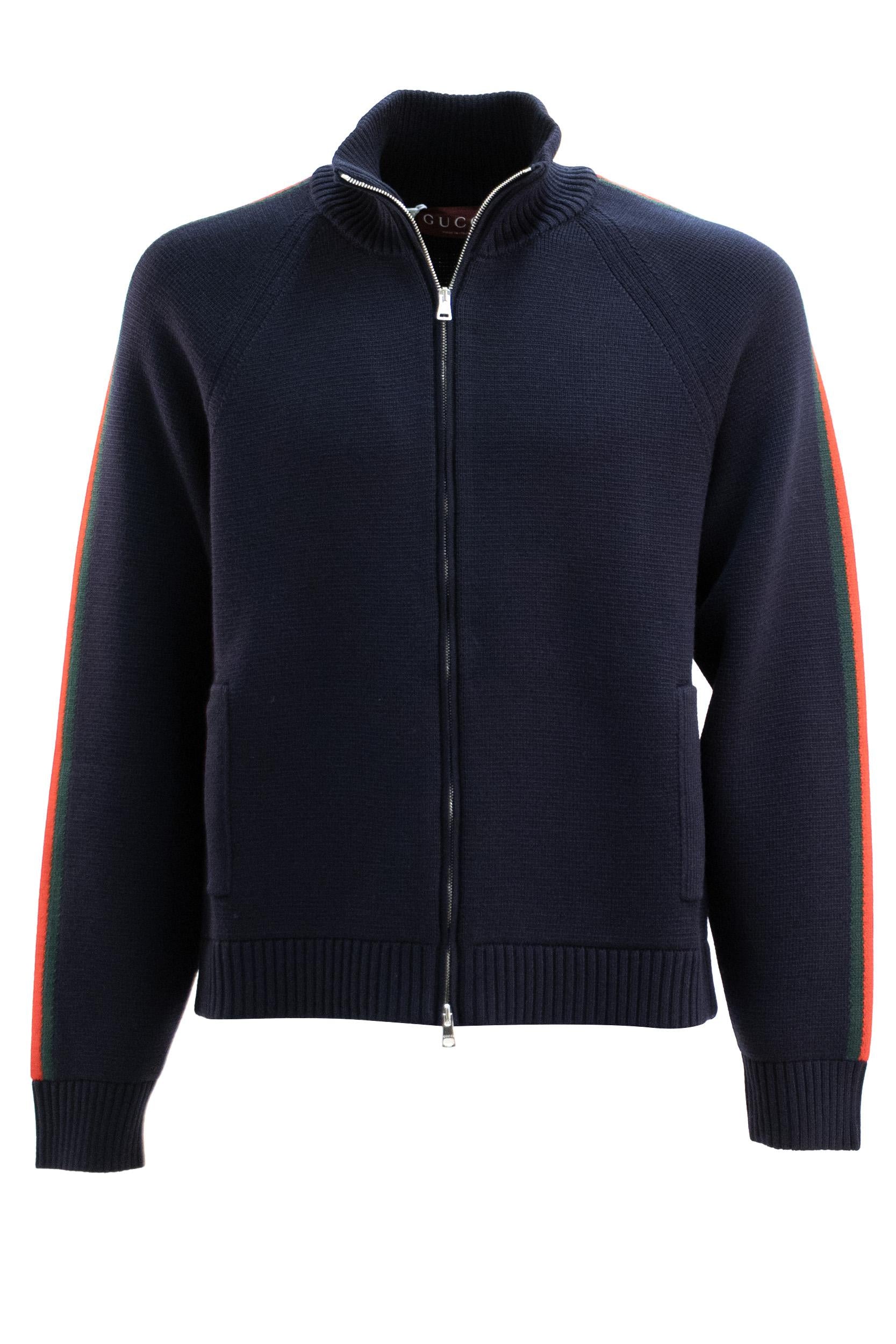 Giacca con Zip in Lana<BR/> 851725 XKFBD 4795 GUCCI