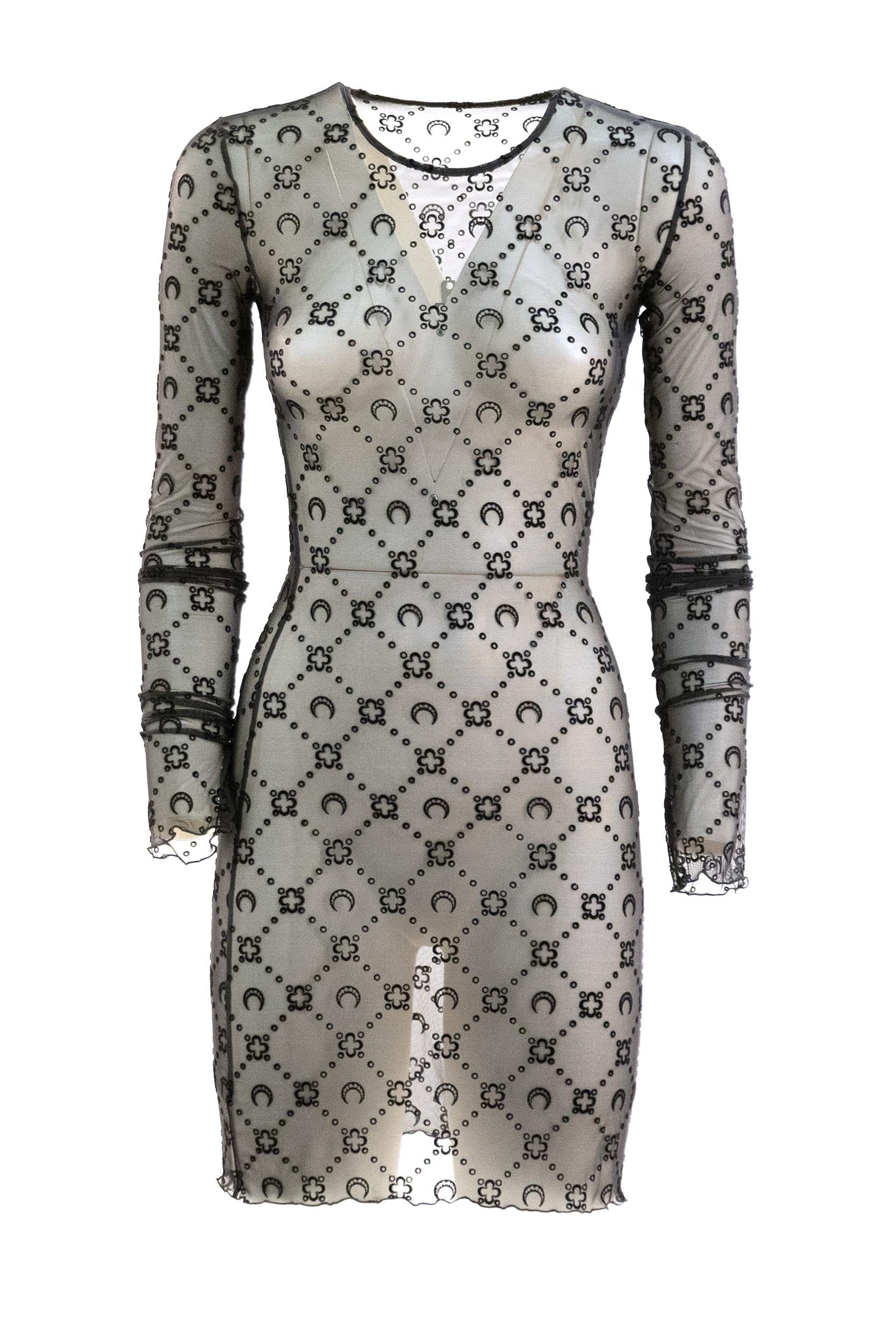 Abito <BR/> WDR267A CJER0005 BK99 MARINE SERRE