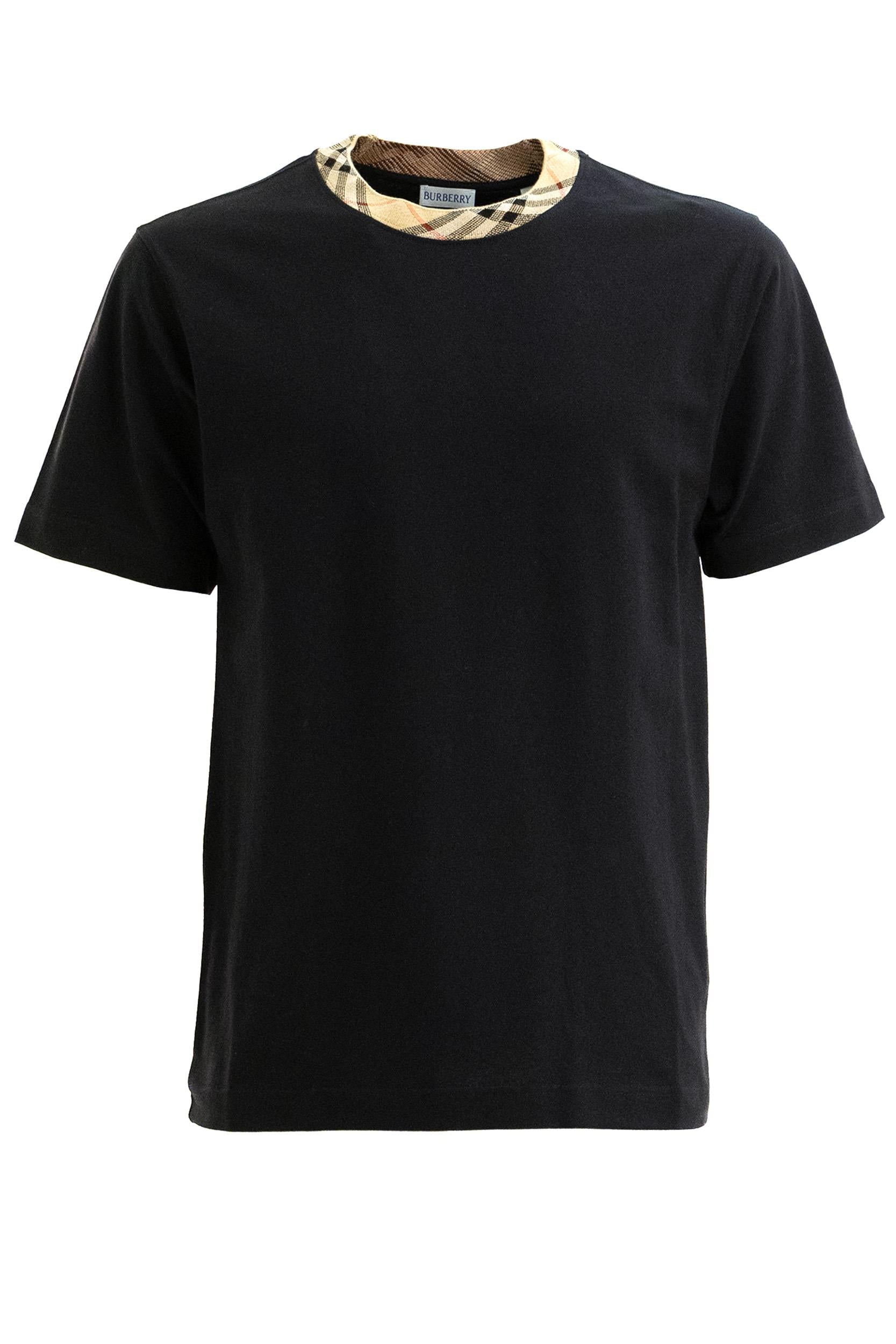 T-shirt<BR/> 8110101 BLACK BURBERRY