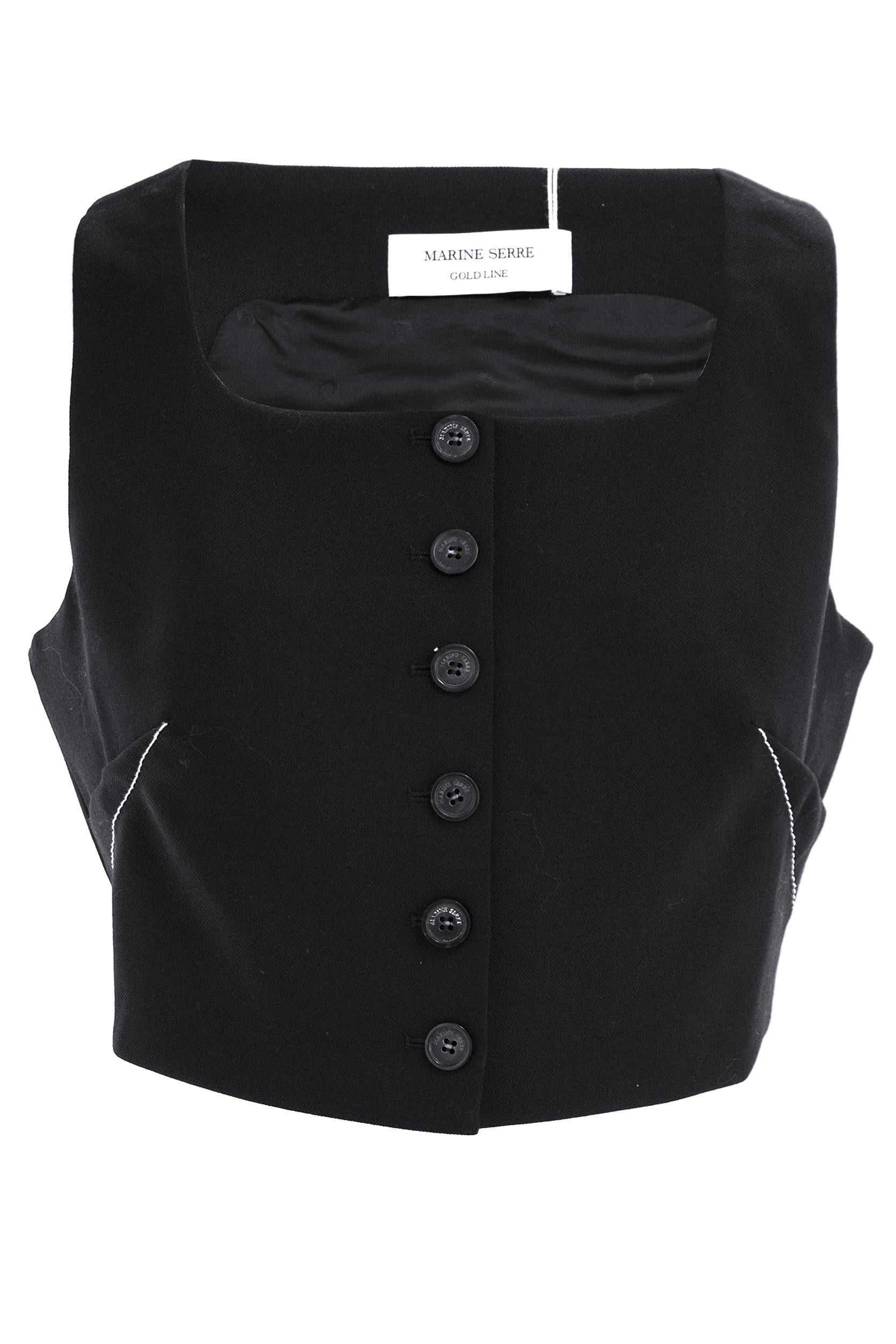 Top<BR/> WTO084 RWOV0001 BK99 MARINE SERRE